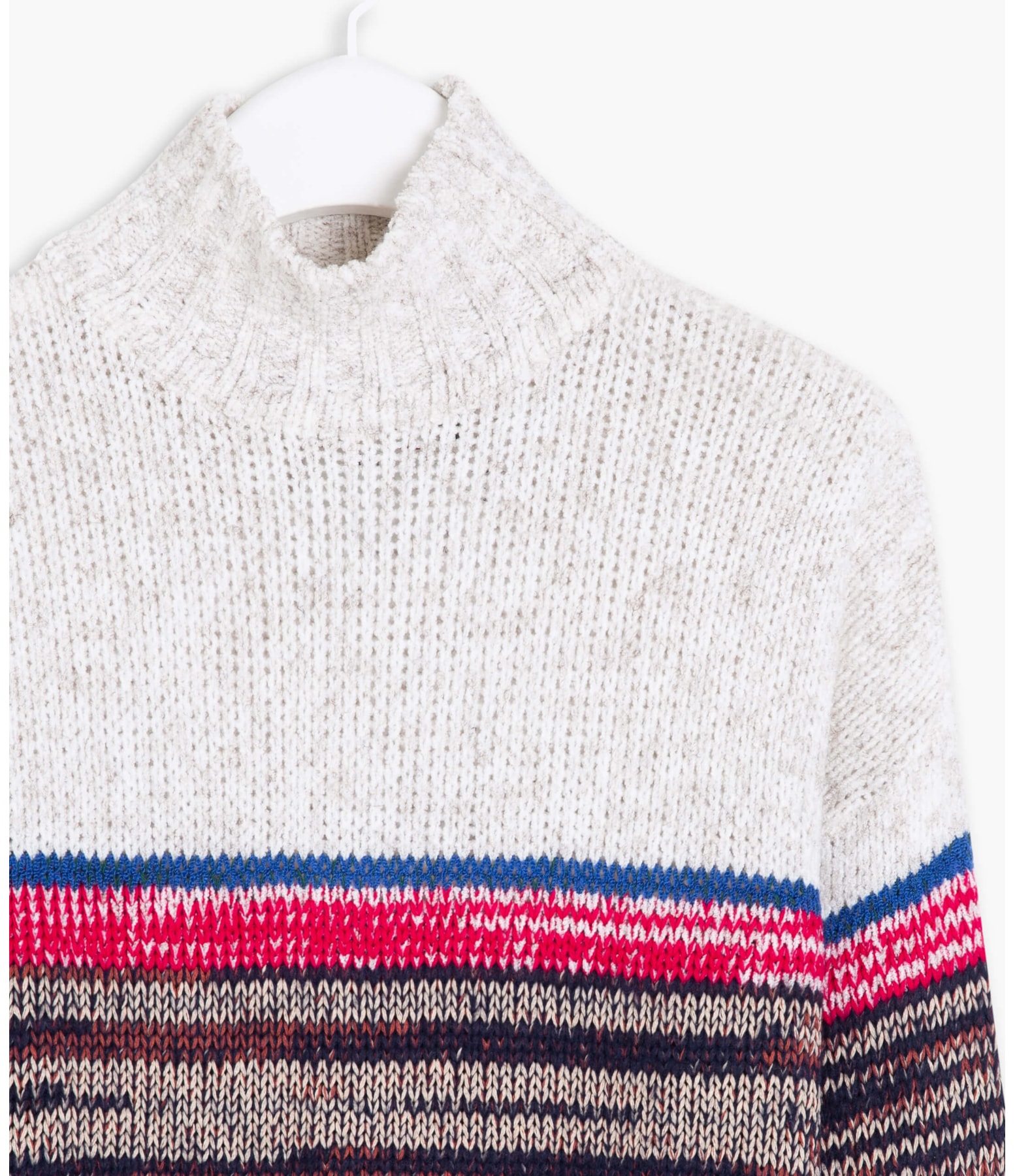 Tricot Lori Listrado Natural
