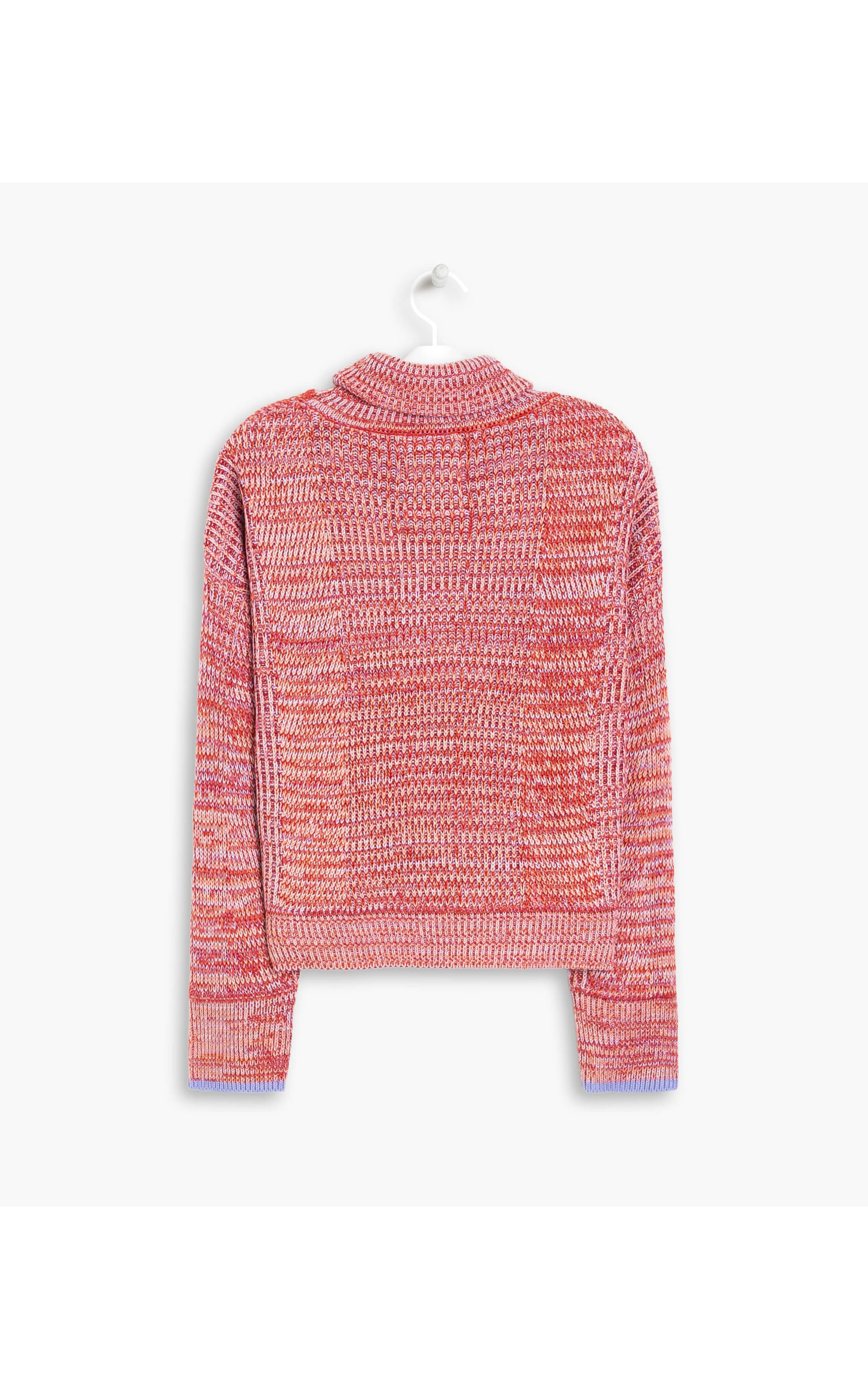 Tricot Macau Estampado Vermelho Mescla