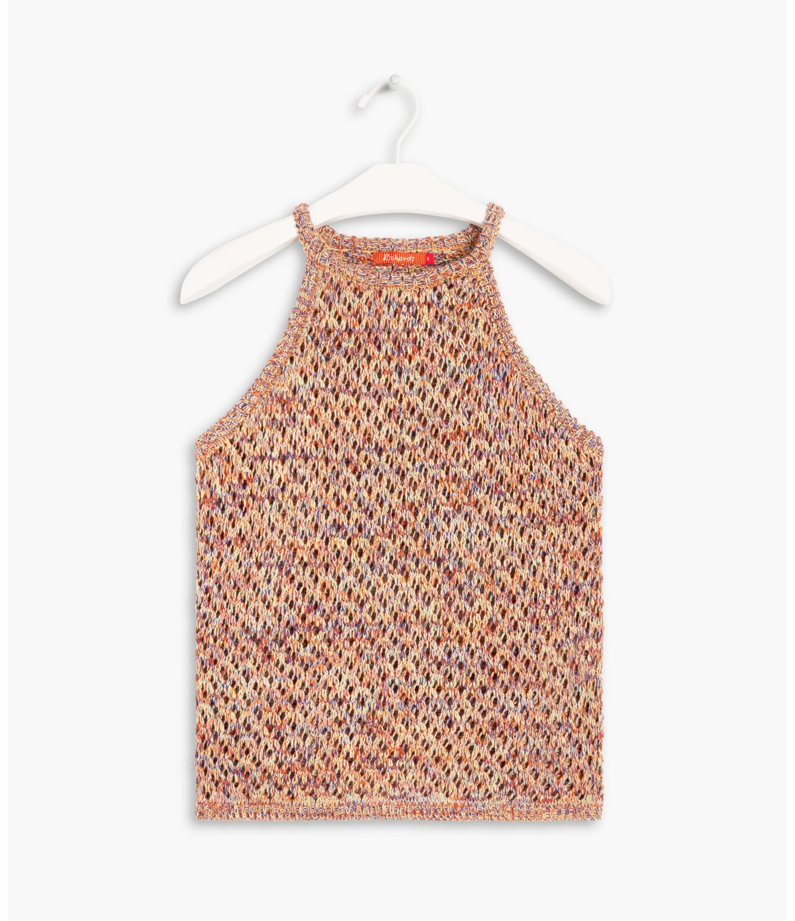 Tricot Malia Multicolor Laranja Mescla