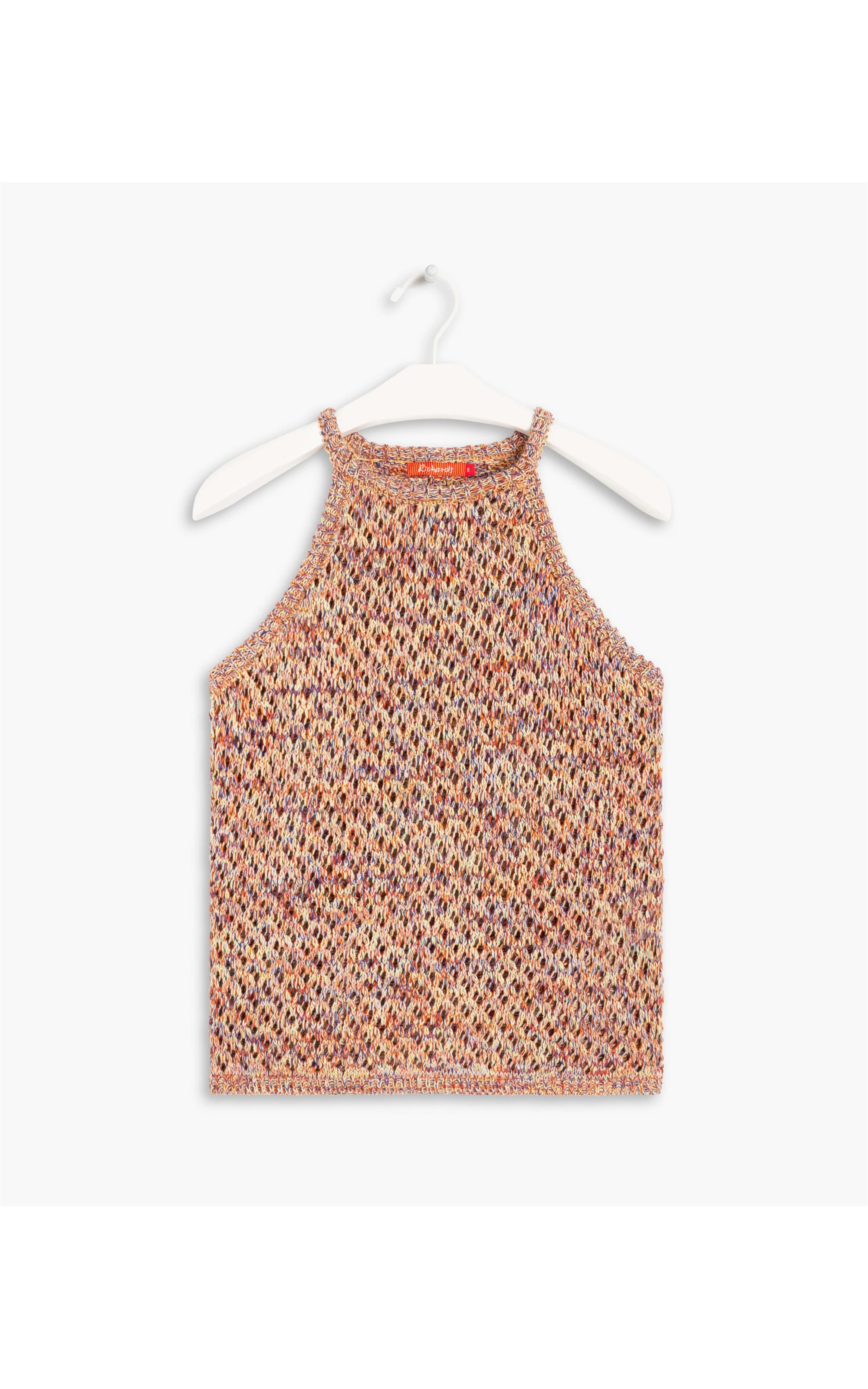 Tricot Malia Multicolor Laranja Mescla