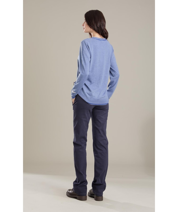 Tricot Margot Merino Blend Azul Seco