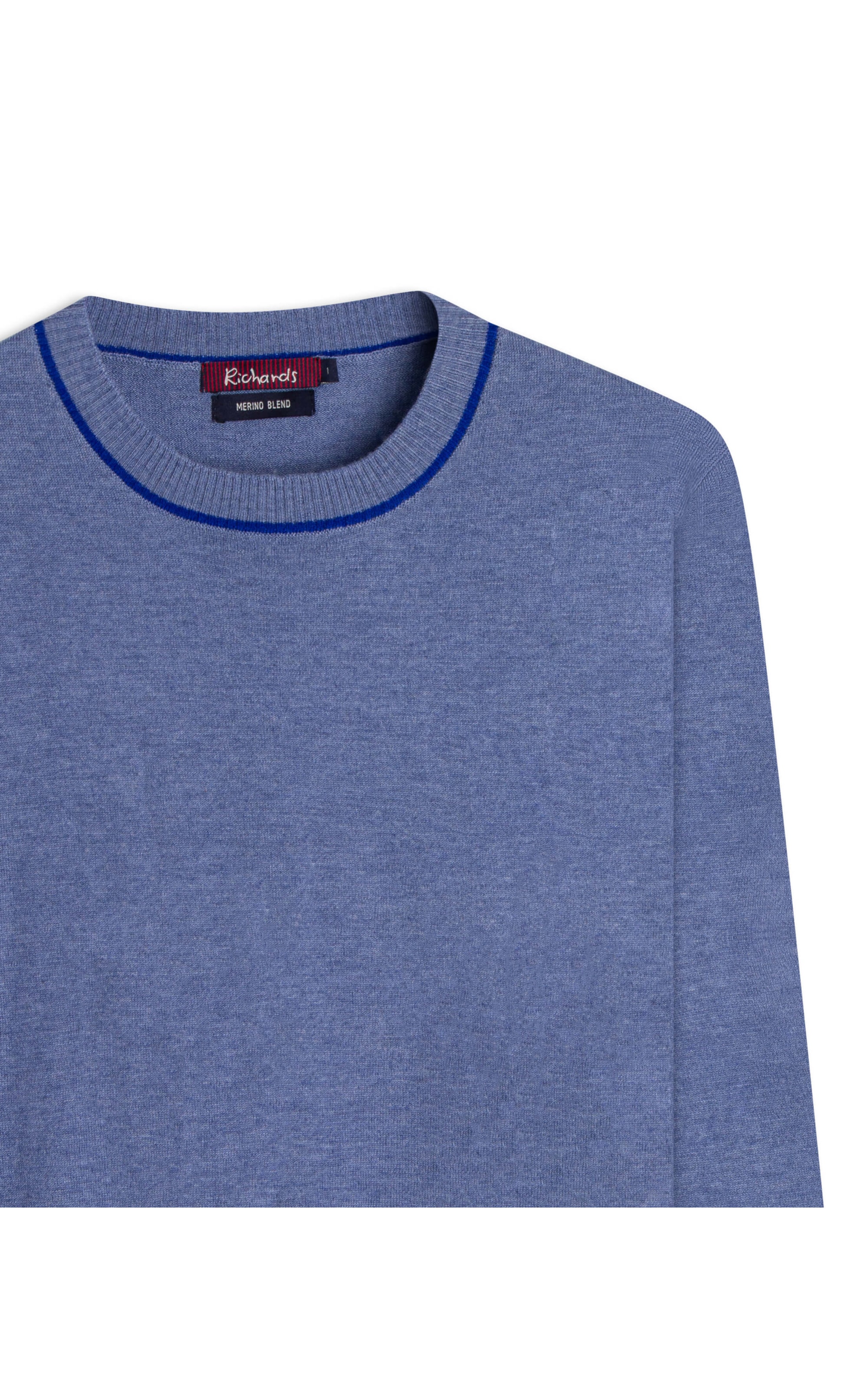 Tricot Margot Merino Blend Azul Seco
