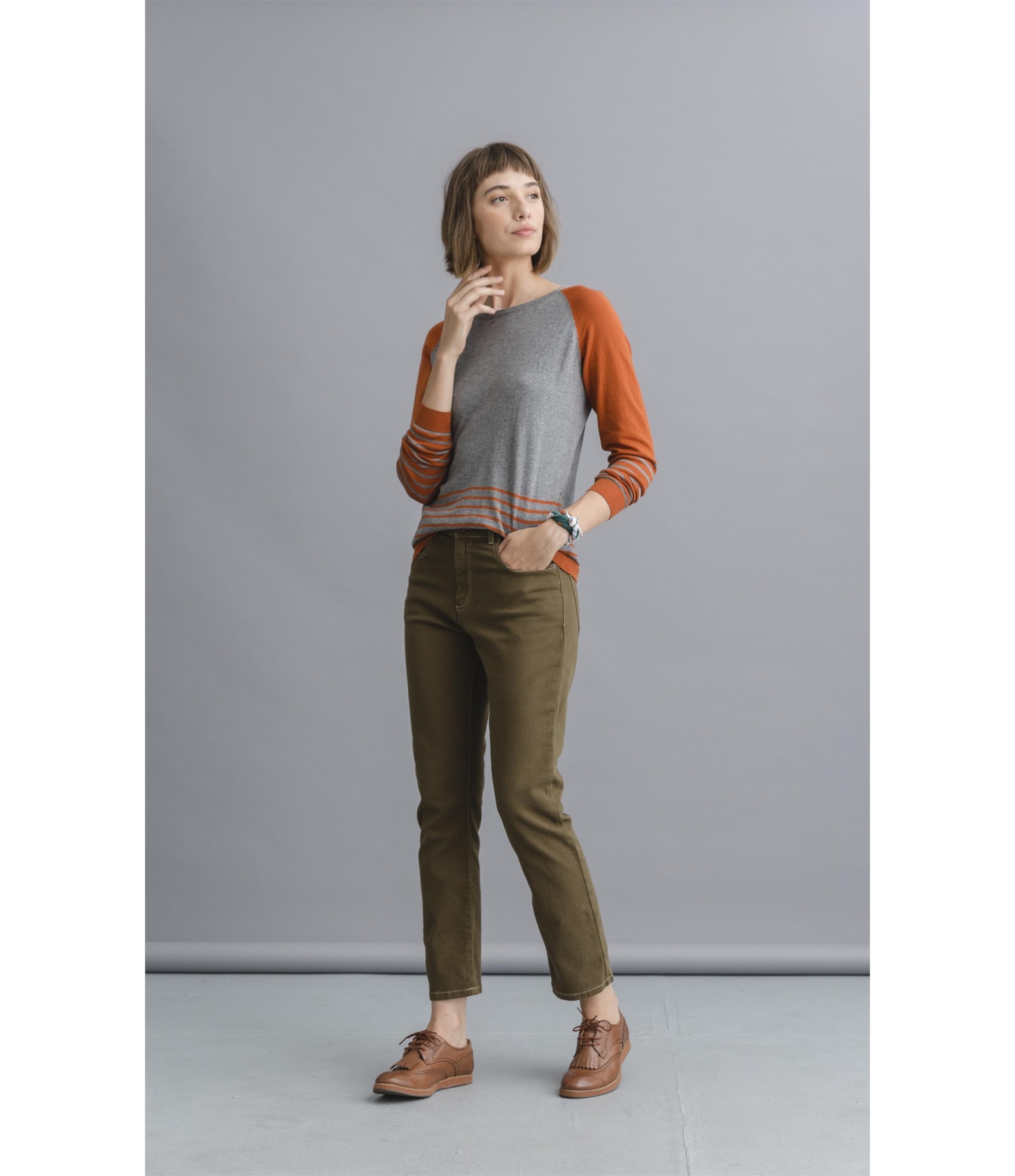 Tricot Marie Cinza Mescla