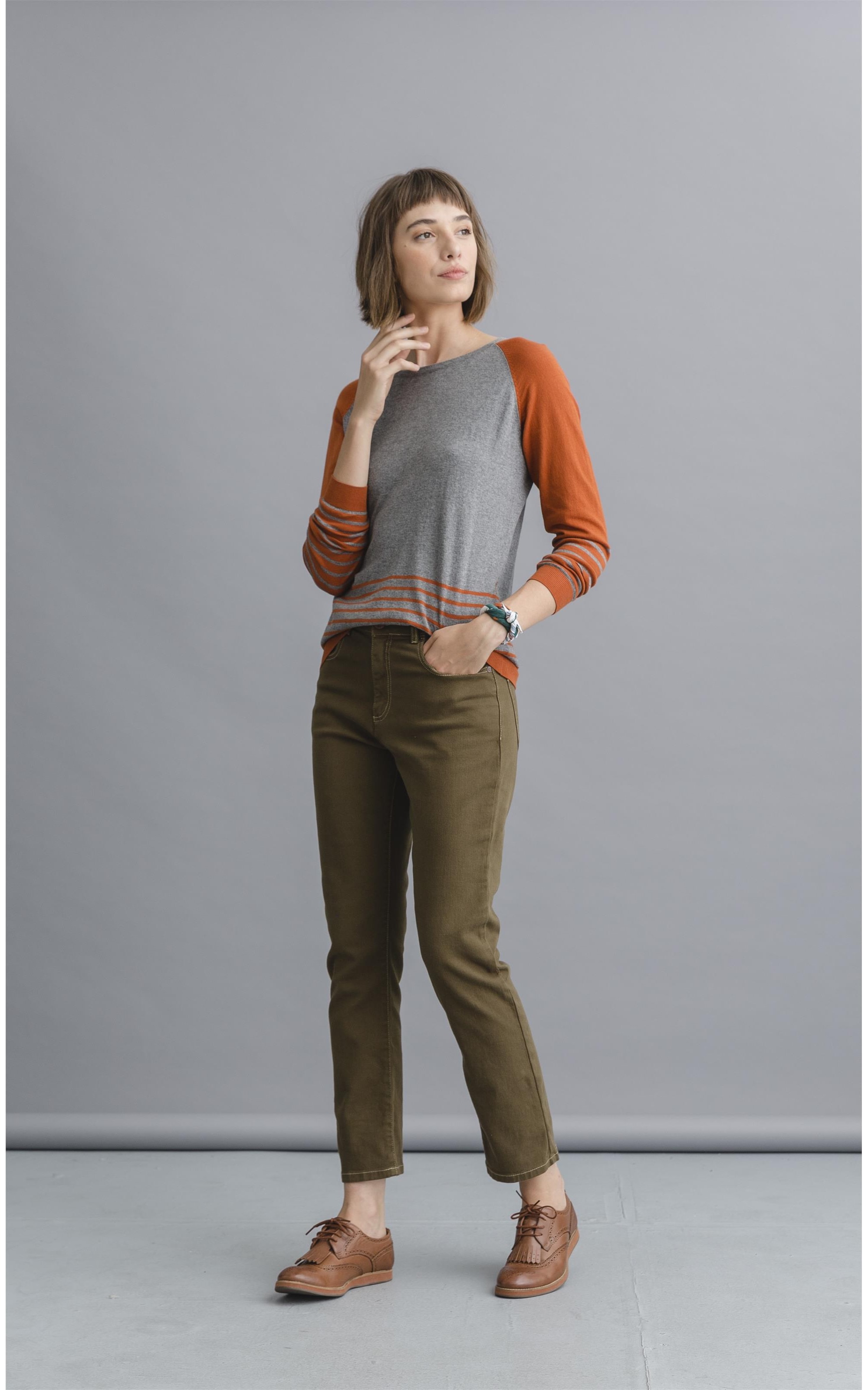 Tricot Marie Cinza Mescla