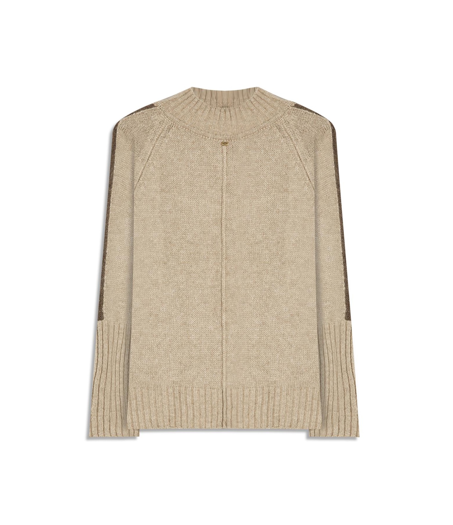 Tricot Martina Gola Alta Bege
