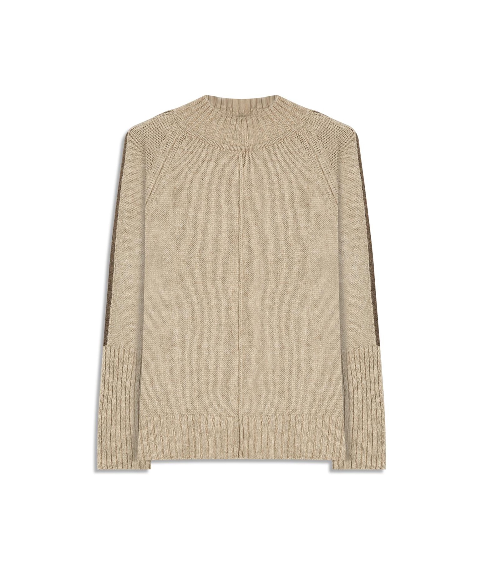 Tricot Martina Gola Alta Bege