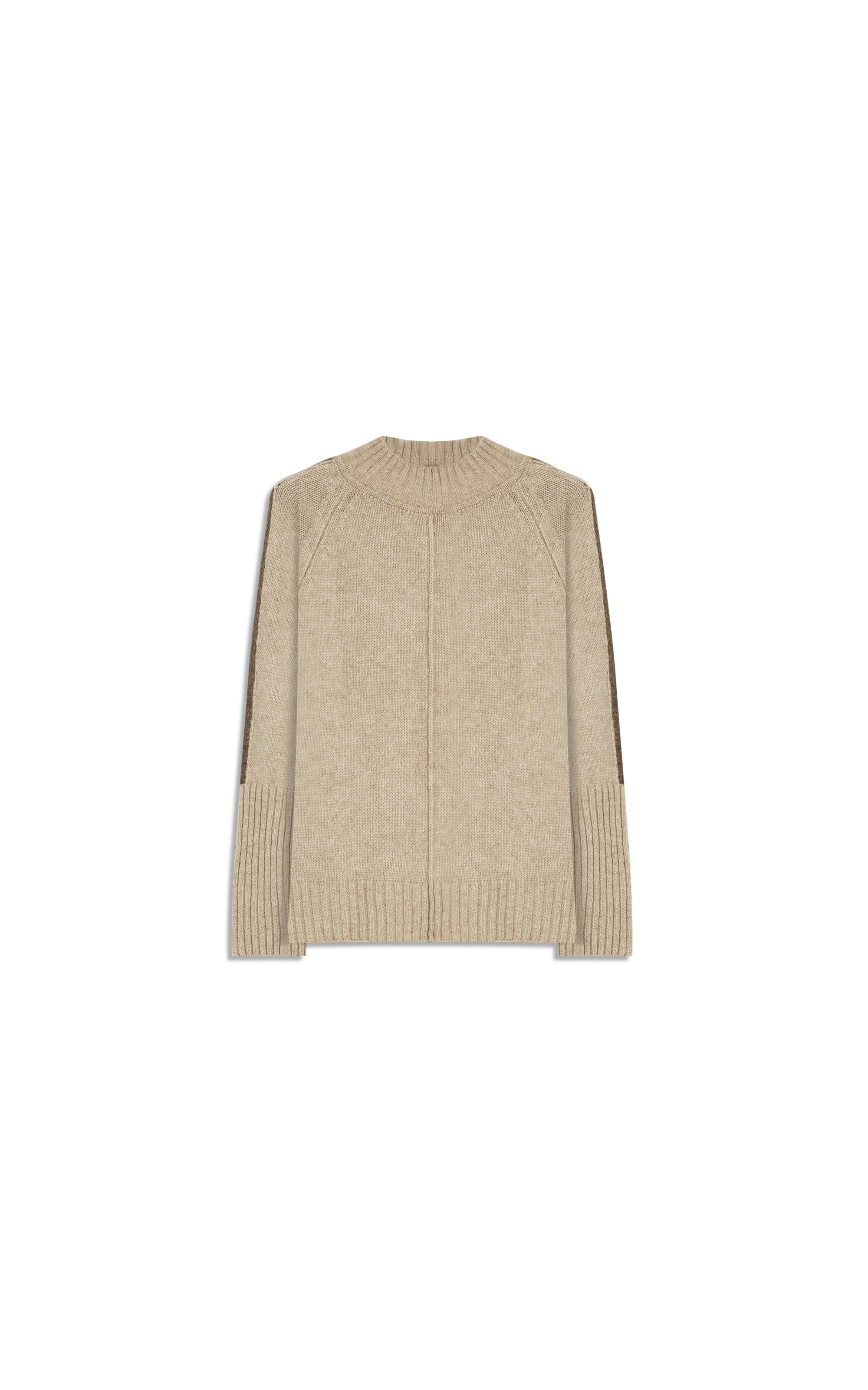 Tricot Martina Gola Alta Bege