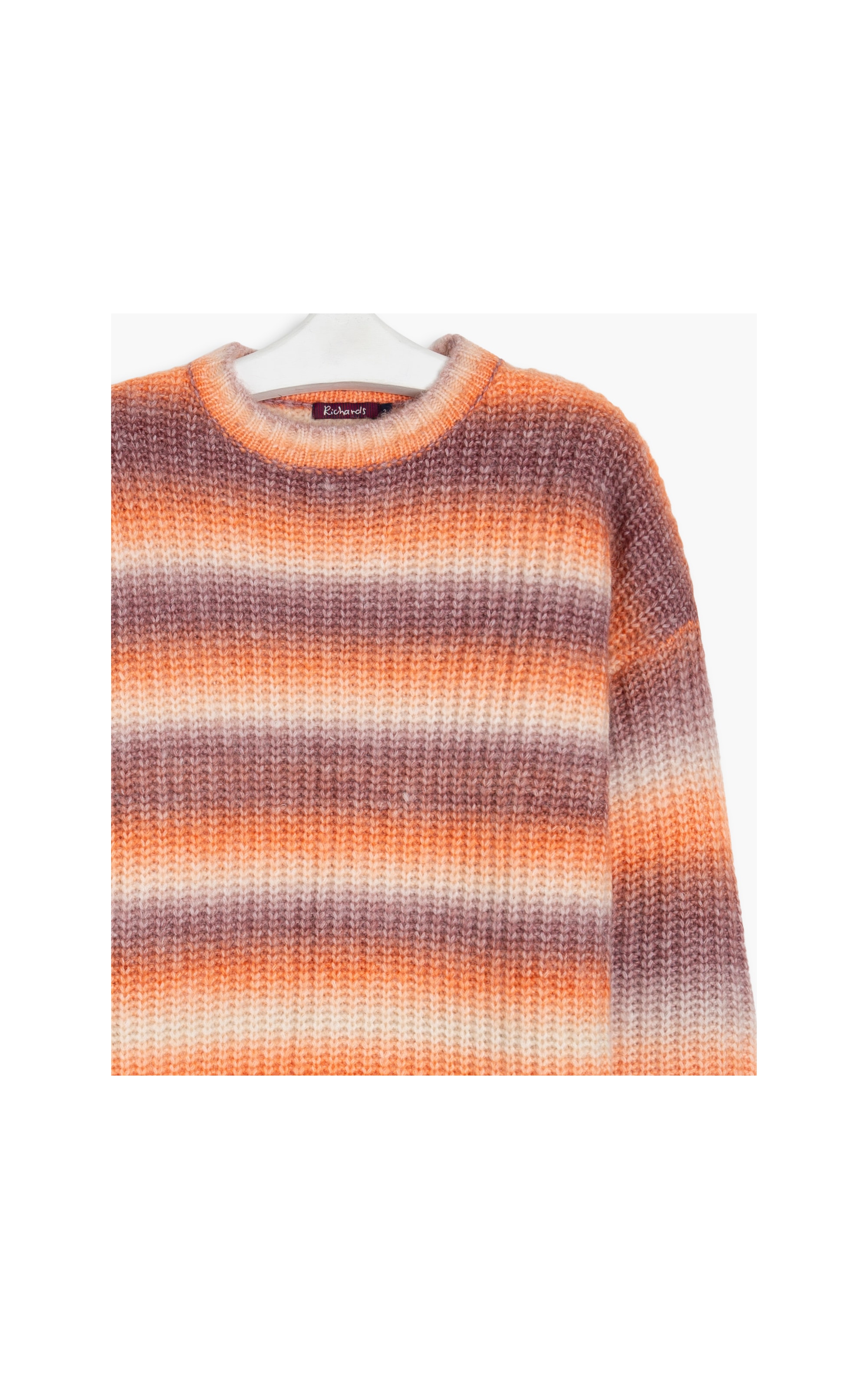  Tricot Mayumi Space Dye Laranja