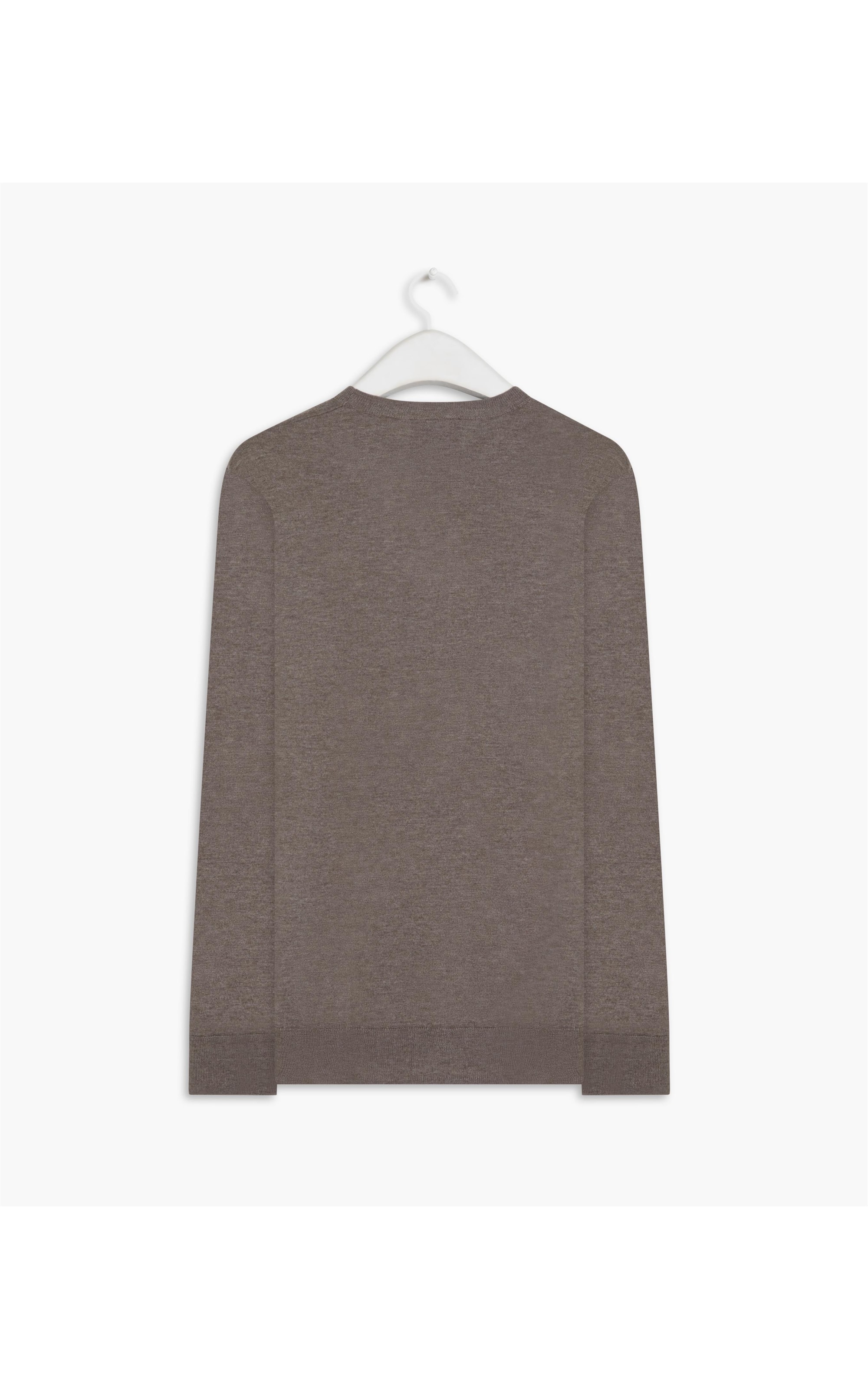 Tricot Merino Gola Careca Fendi