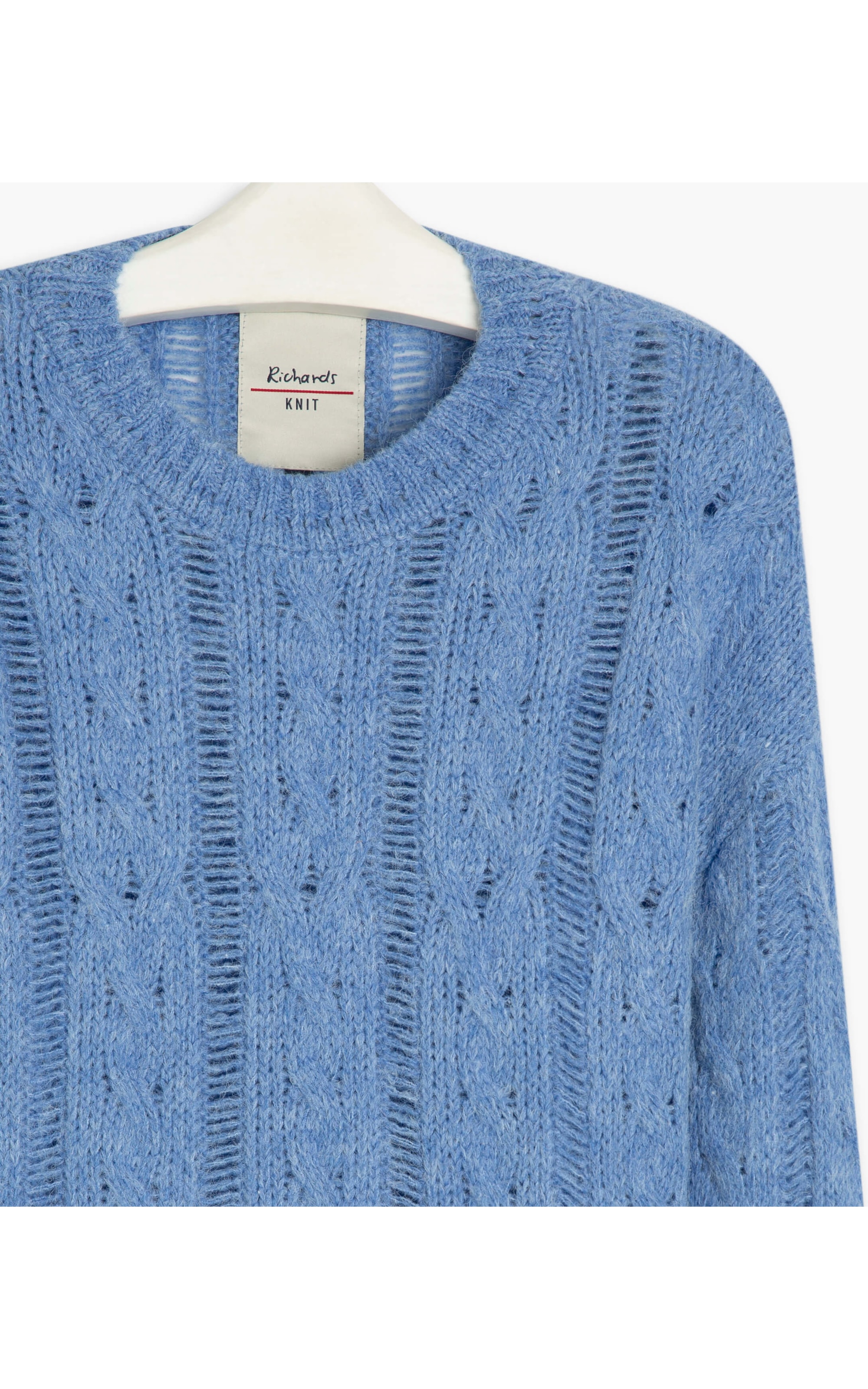 Tricot Myia Trançado Azul Pervante