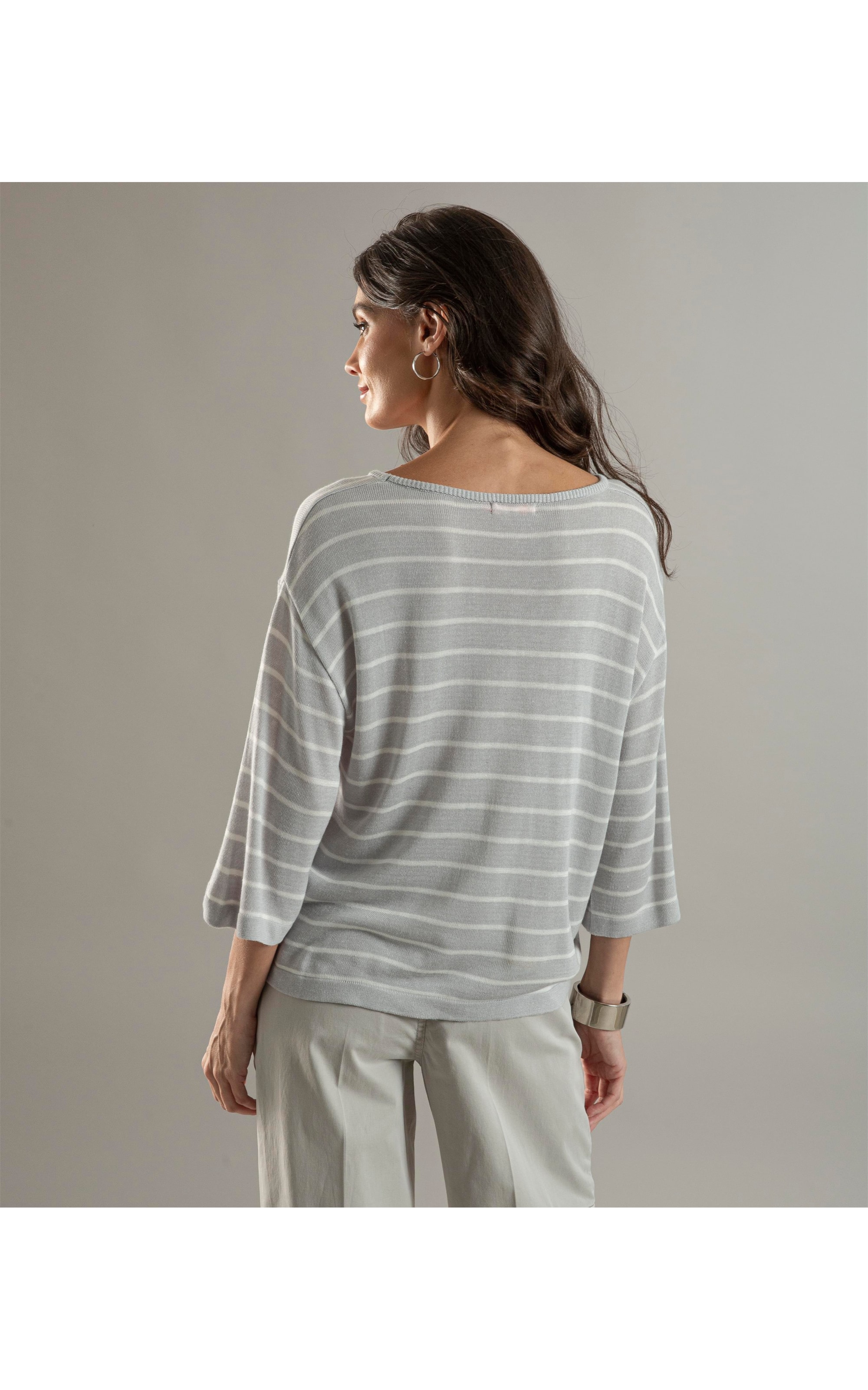 Tricot Nalu Jacquard Coqueiros Gelo