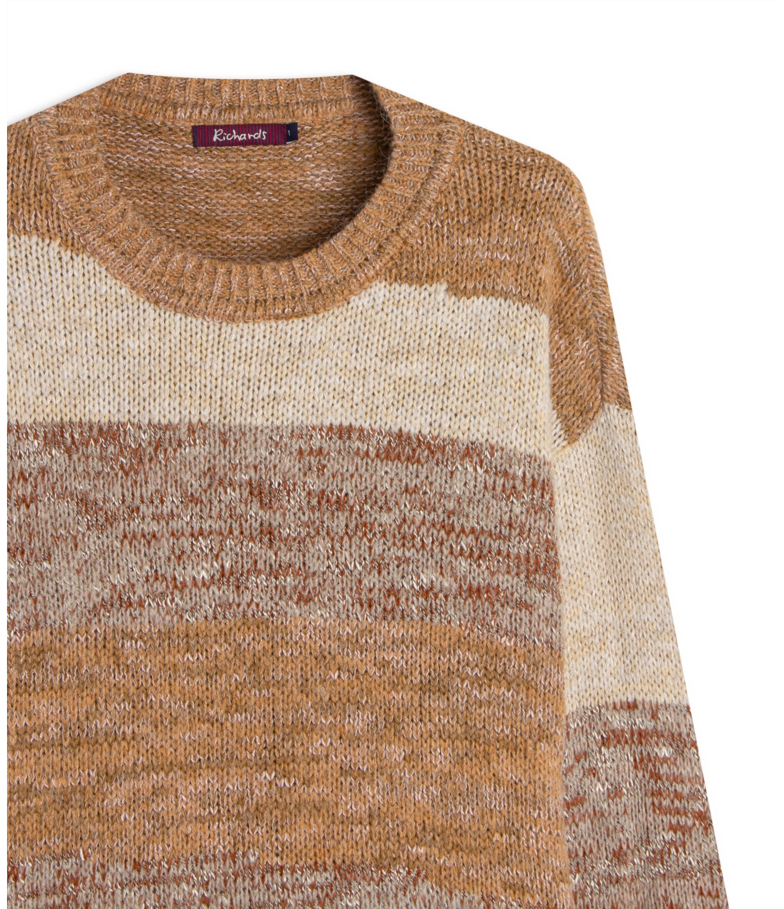 Tricot Nina Listrado Mesclas Capuccino