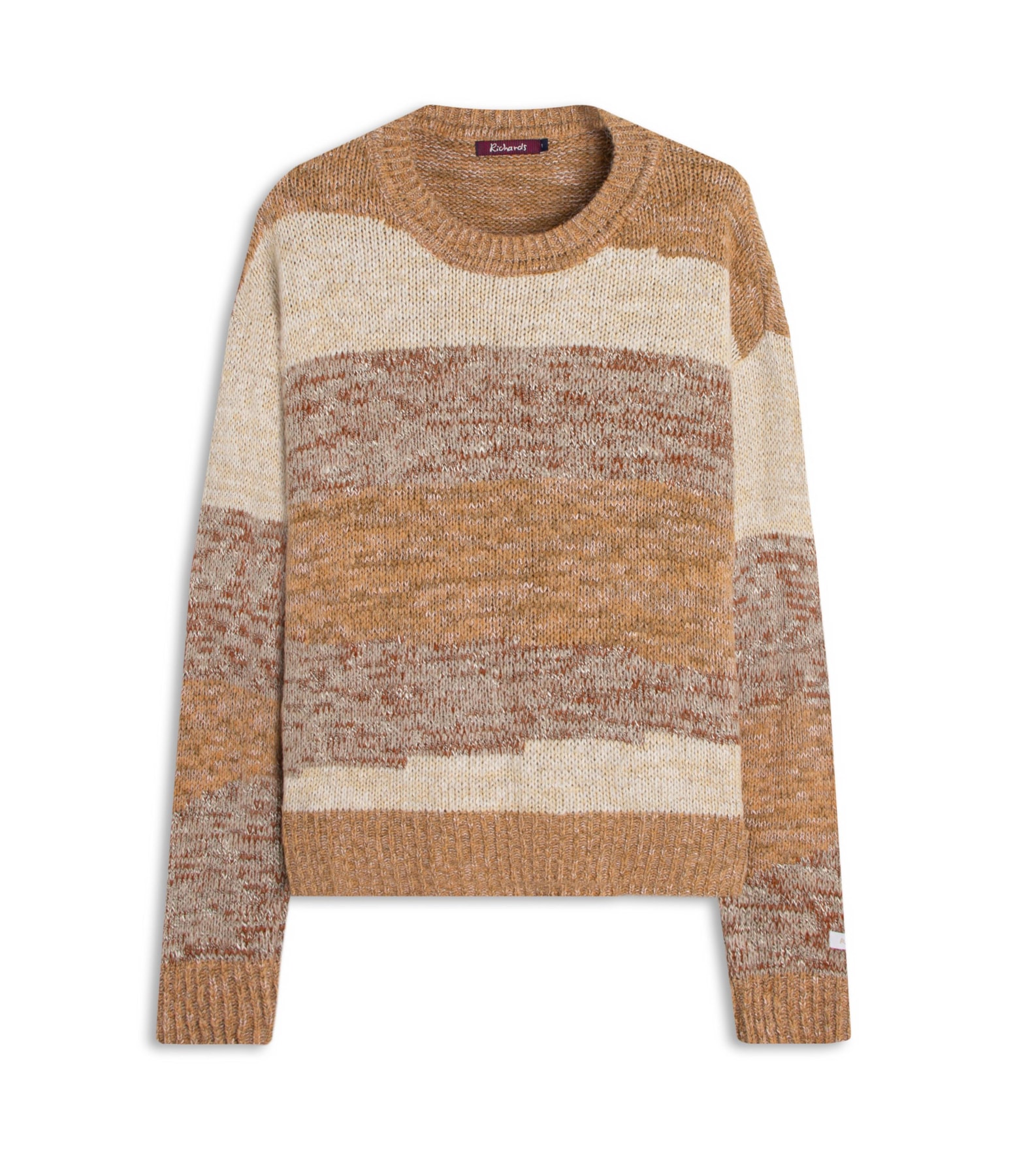 Tricot Nina Listrado Mesclas Capuccino