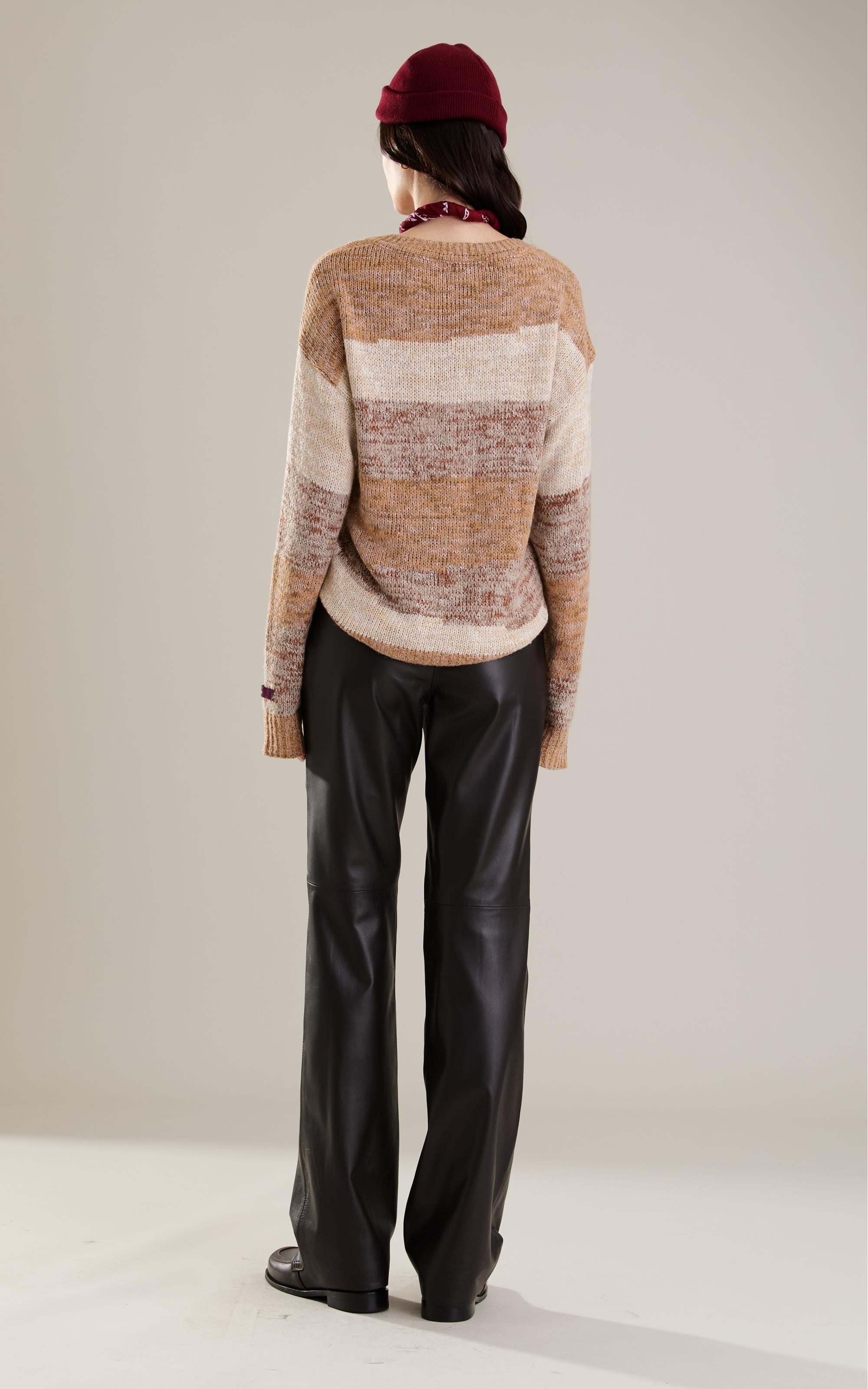 Tricot Nina Listrado Mesclas Capuccino