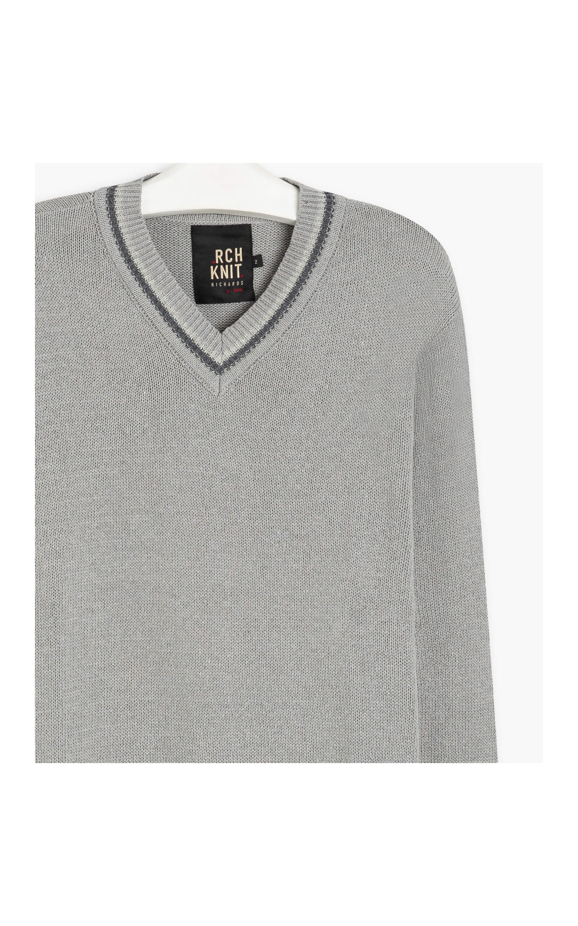 Tricot Paris Con Cinza Medio