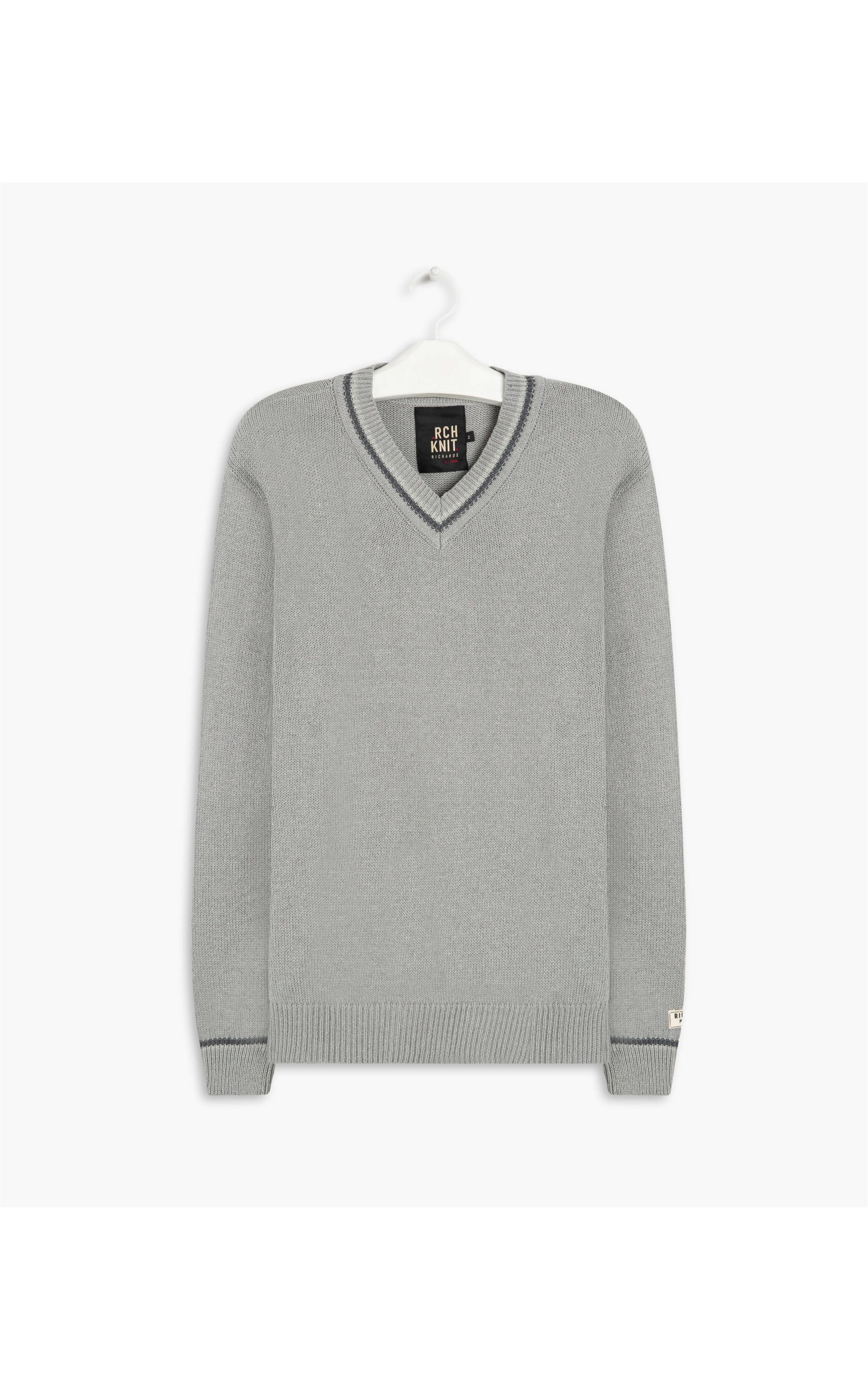Tricot Paris Con Cinza Medio
