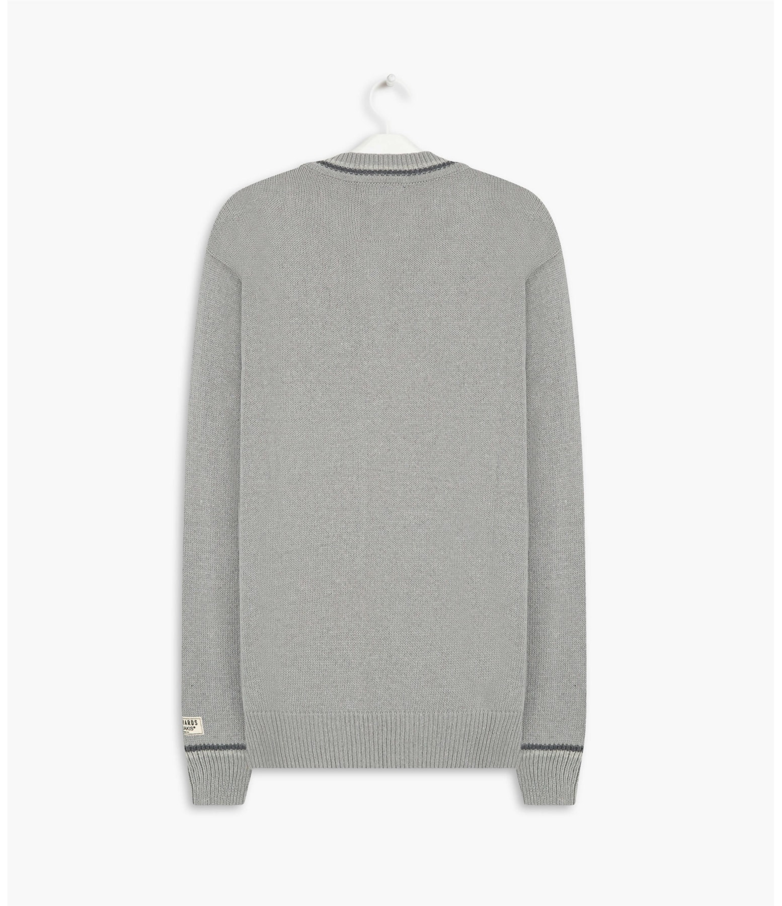 Tricot Paris Con Cinza Medio