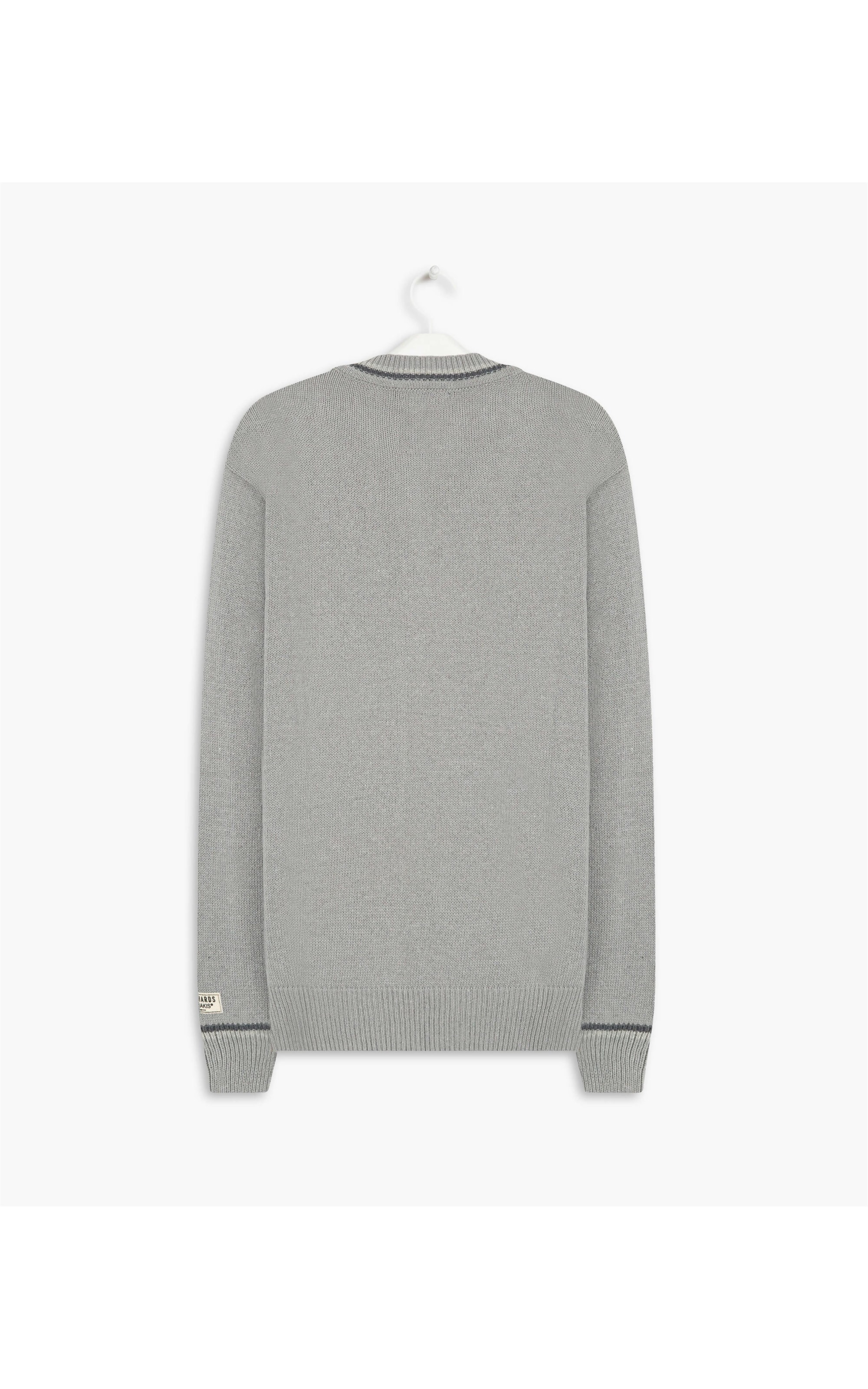 Tricot Paris Con Cinza Medio