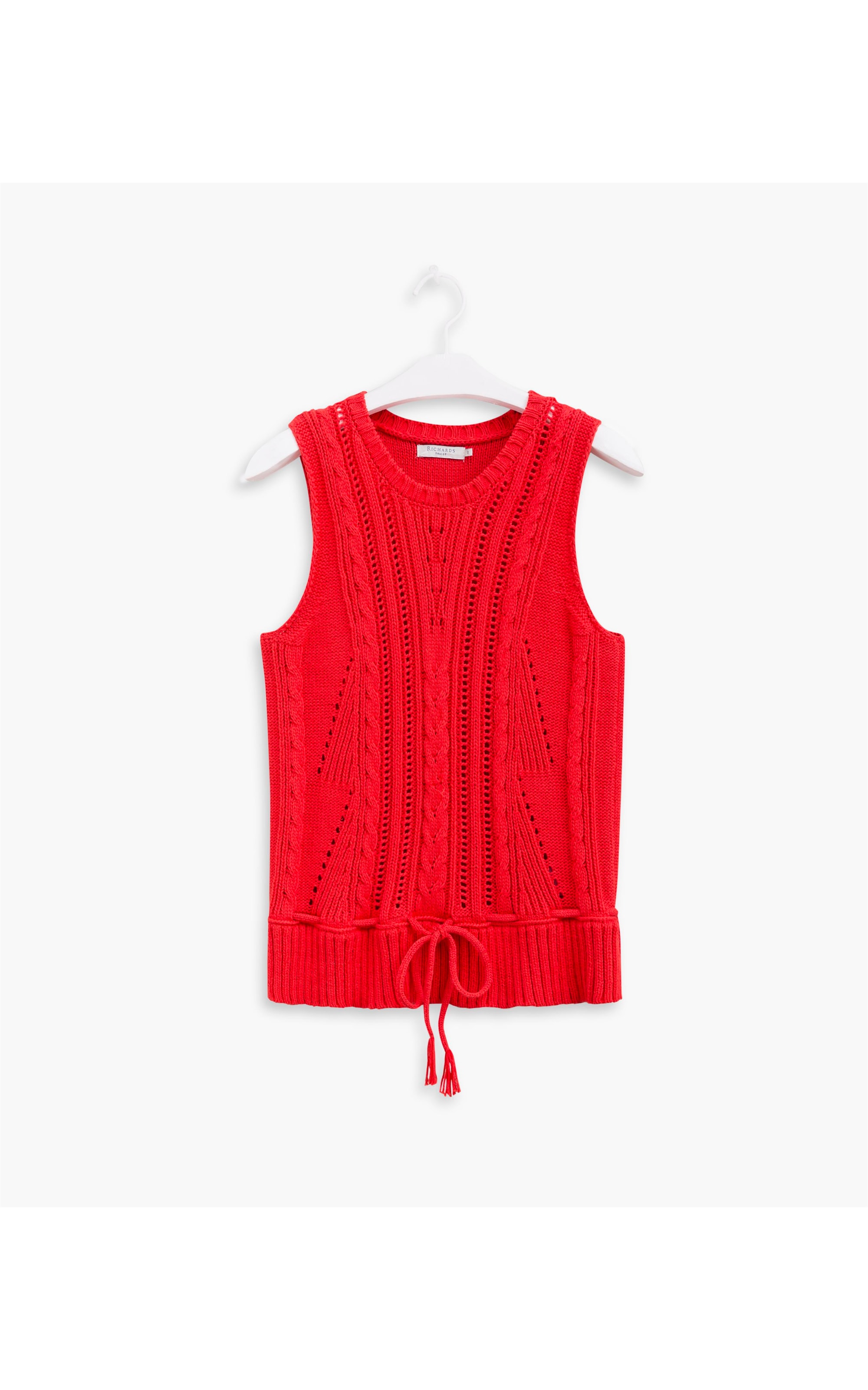 Tricot Pesado Regata Ariela Vermelho
