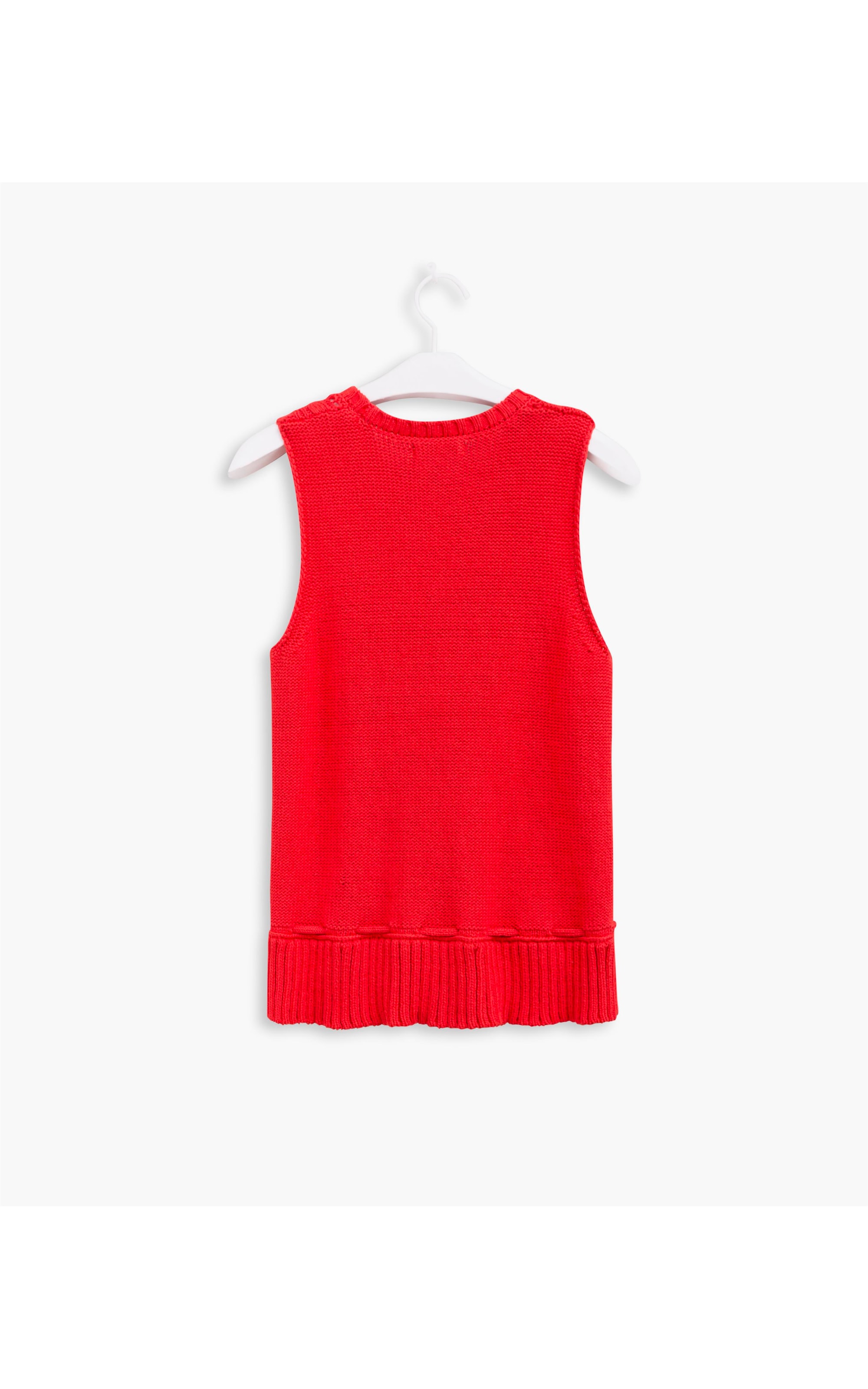 Tricot Pesado Regata Ariela Vermelho