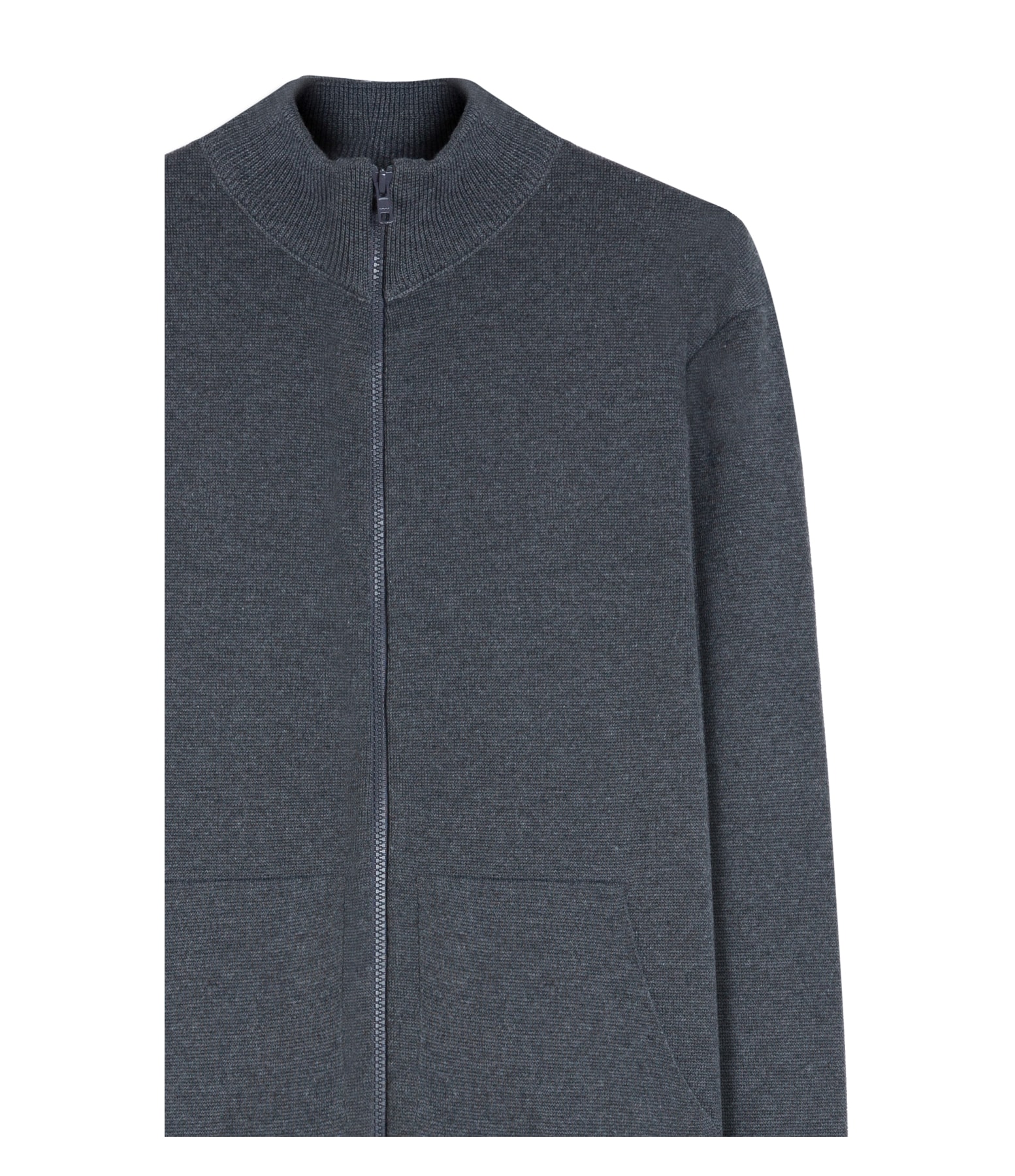 Tricot Pierre Ziper Ml Chumbo