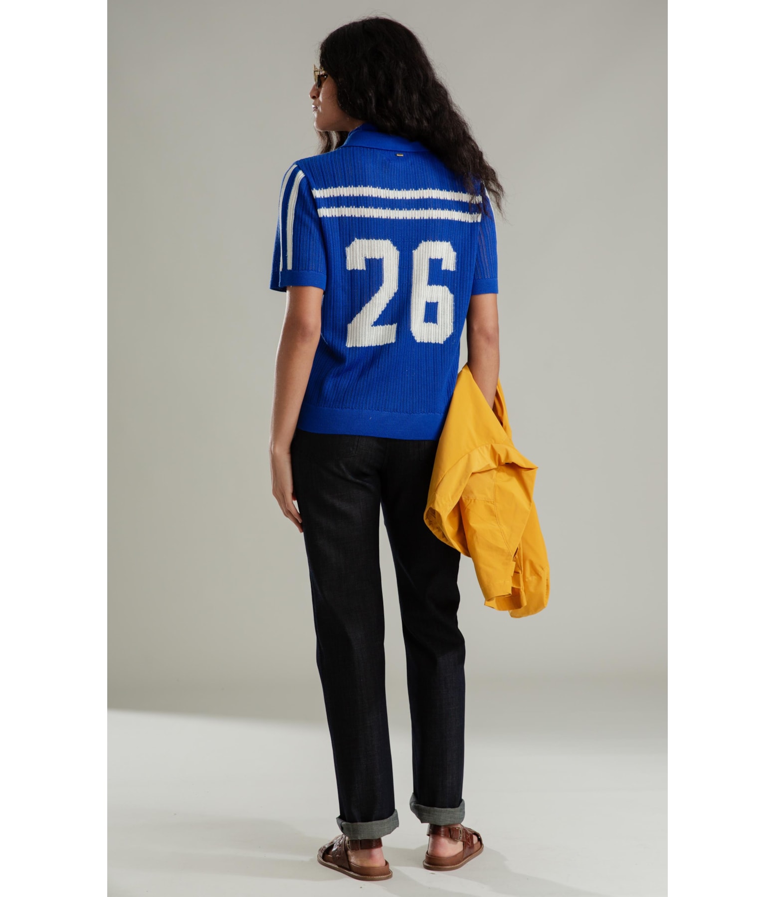 Tricot Polo Copa Mc Azul Bic