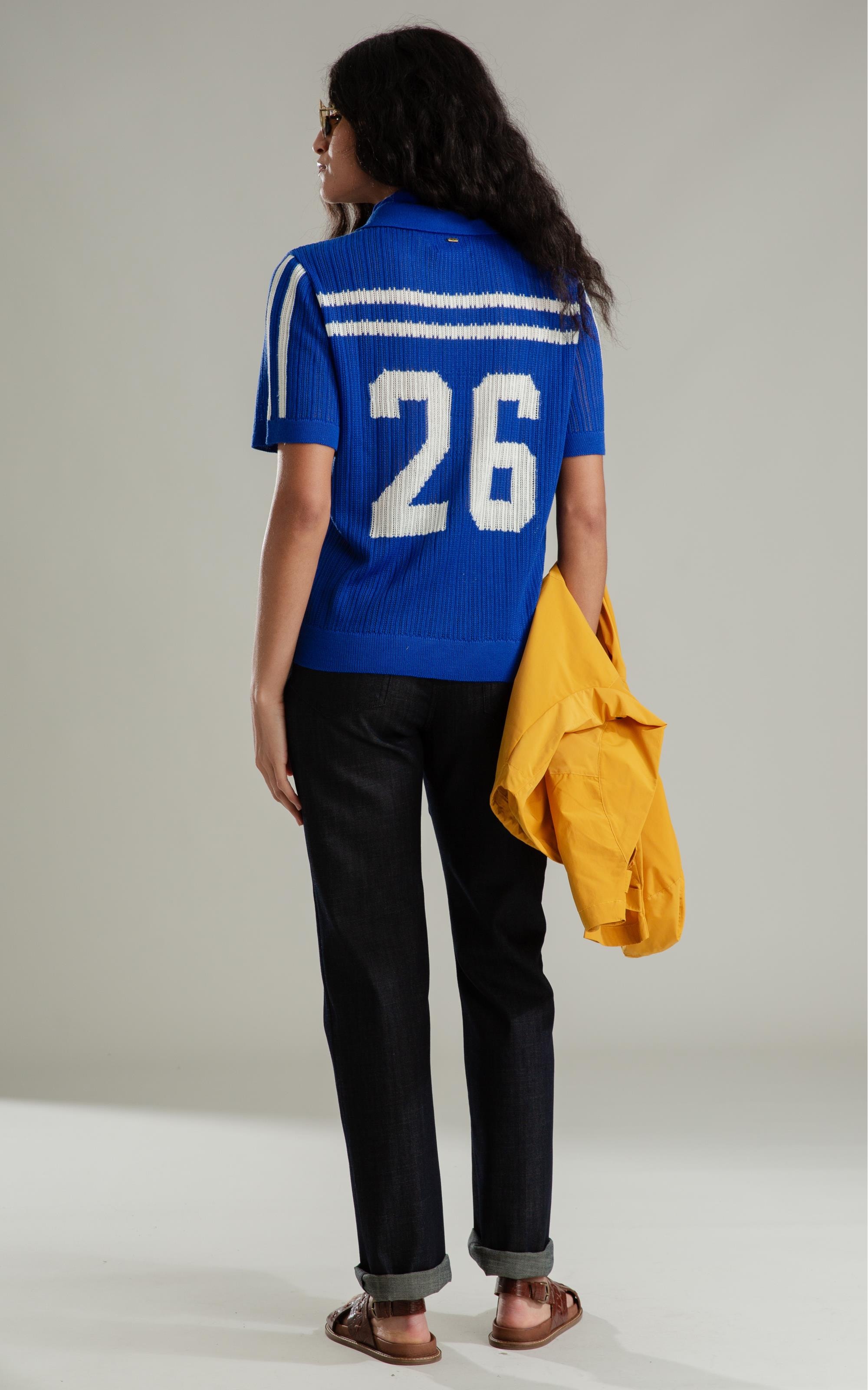 Tricot Polo Copa Mc Azul Bic
