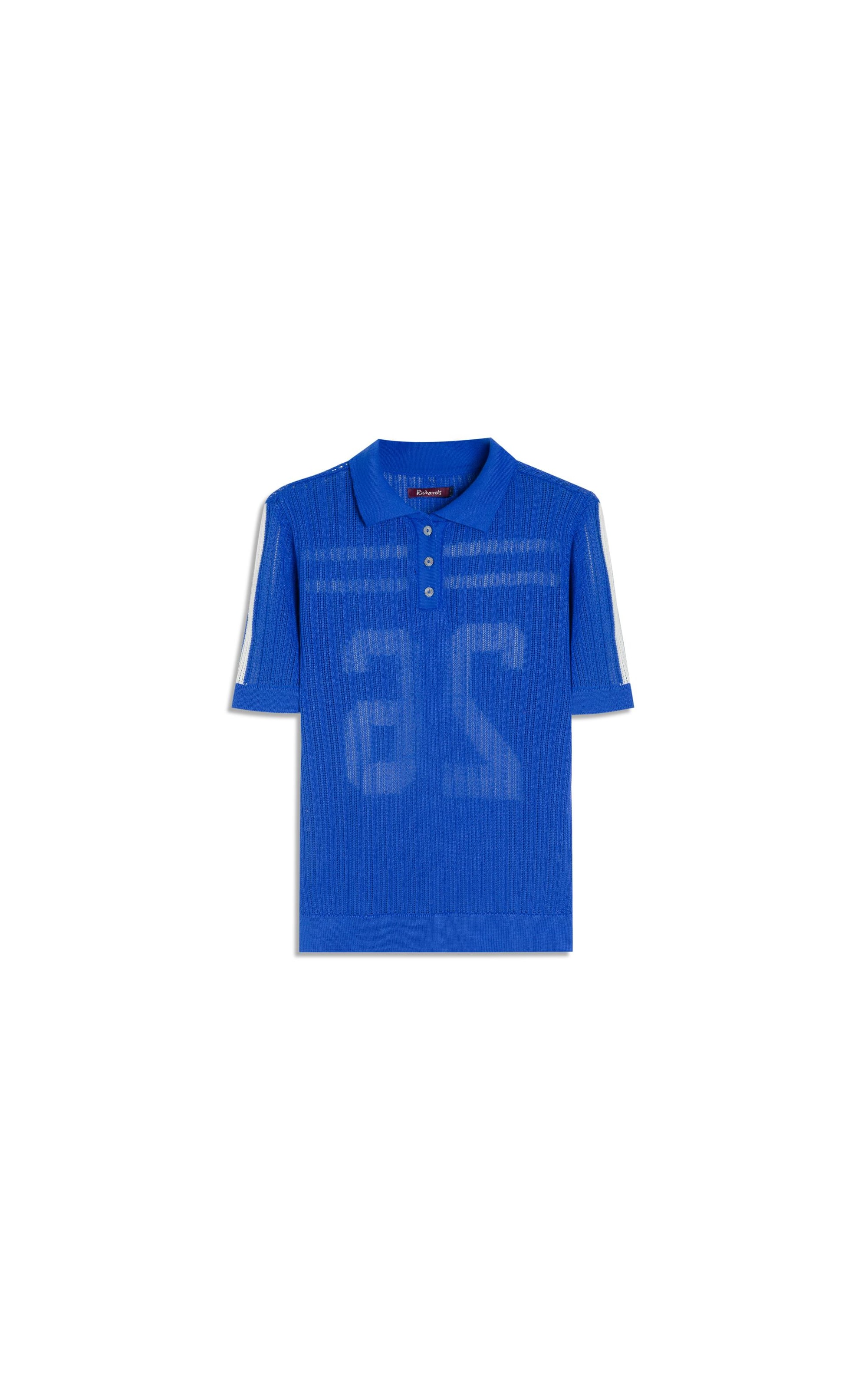 Tricot Polo Copa Mc Azul Bic