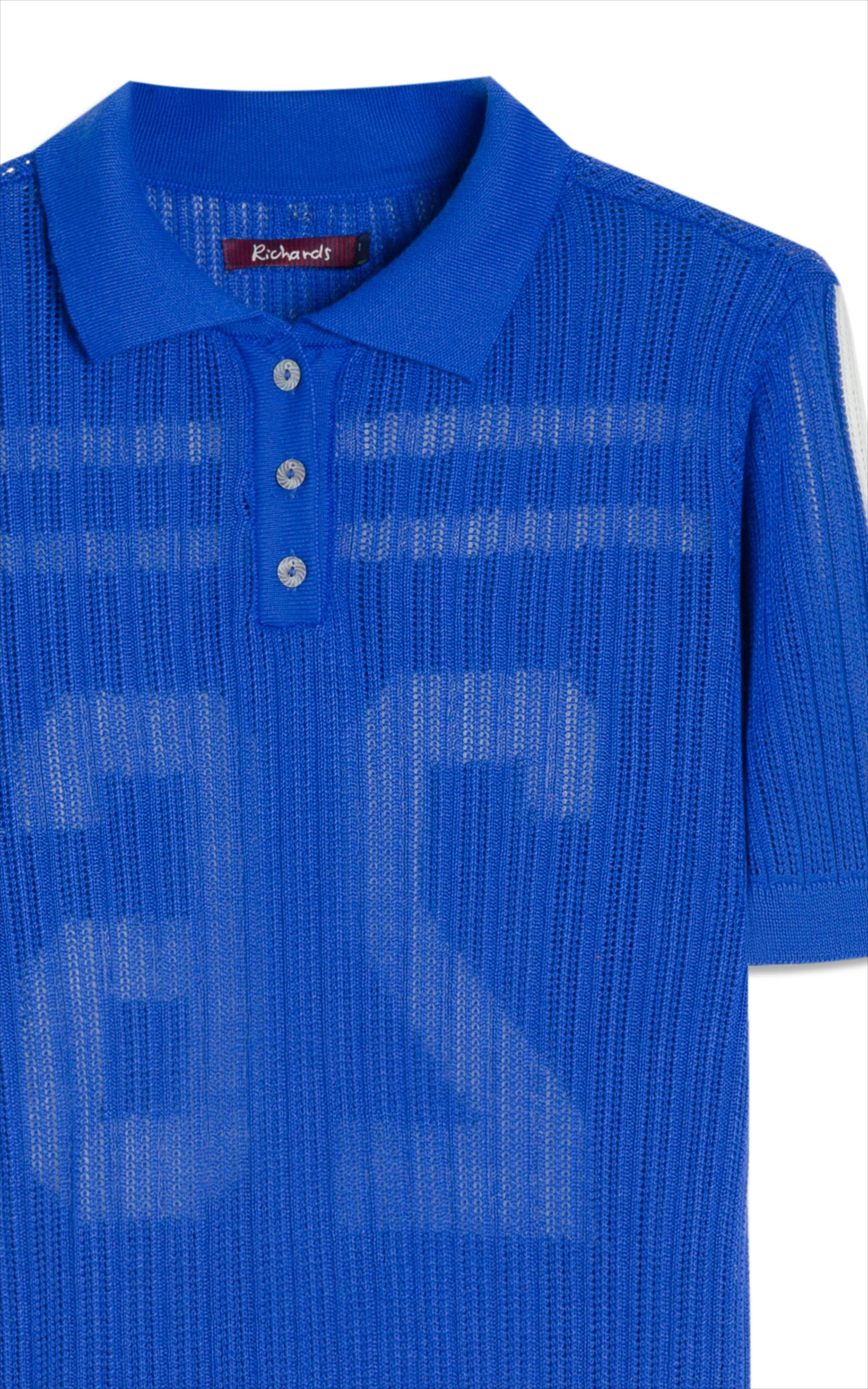 Tricot Polo Copa Mc Azul Bic