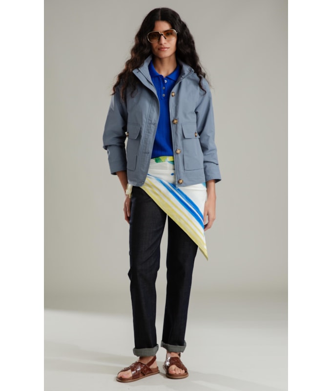 Tricot Polo Copa Mc Azul Bic