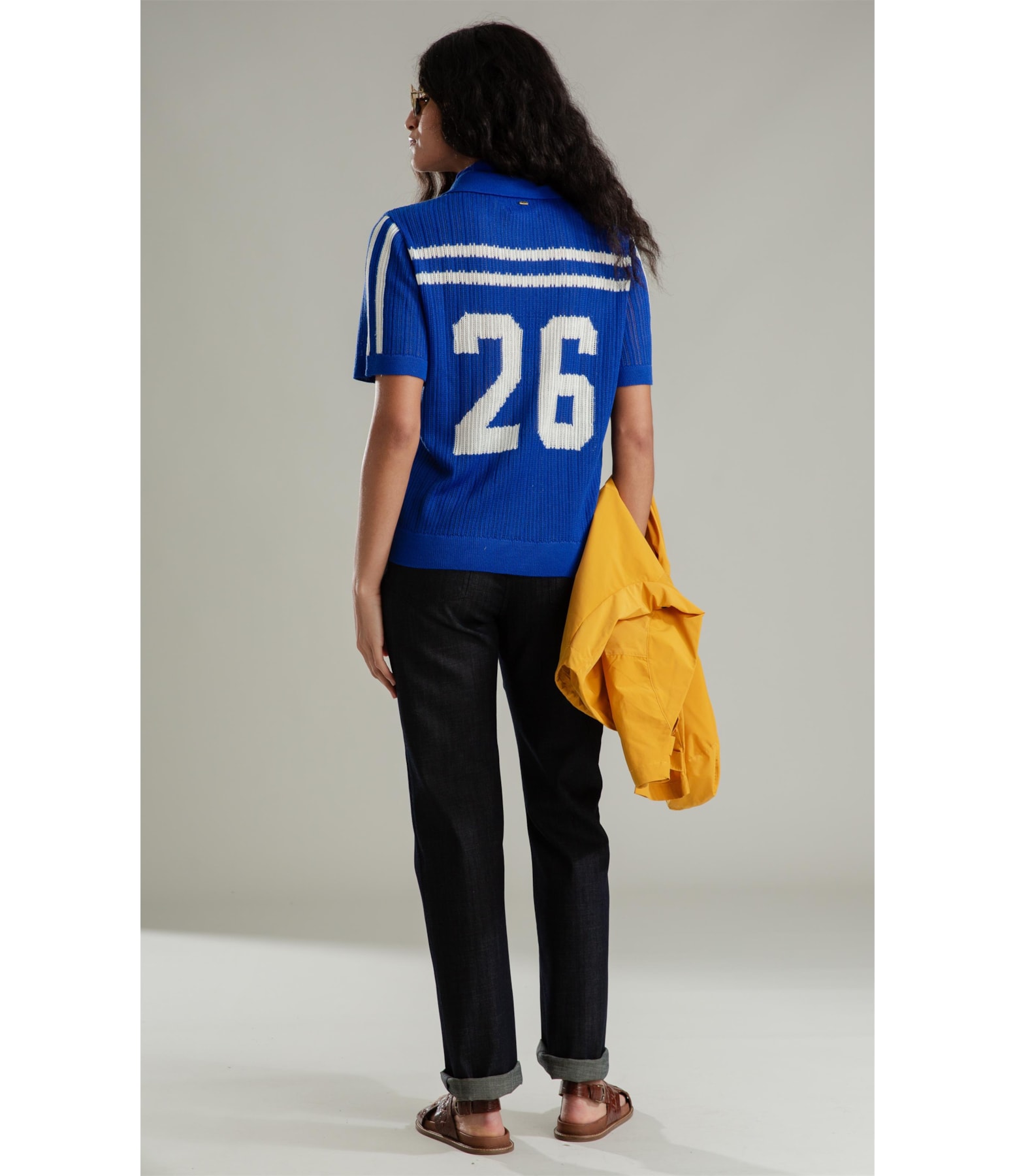 Tricot Polo Copa Mc Azul Bic
