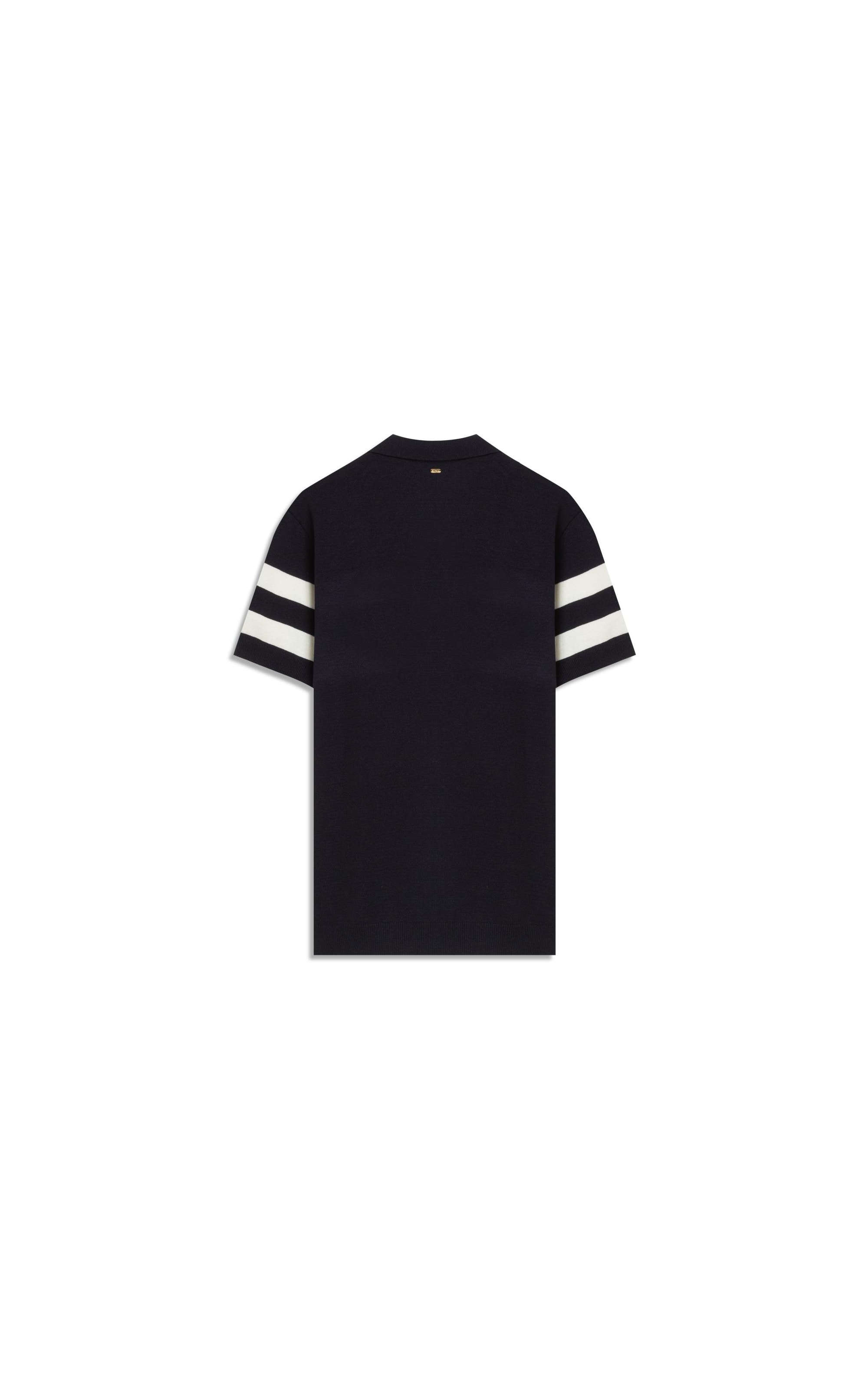 Tricot Polo Copa Modal Mc Dark Navy