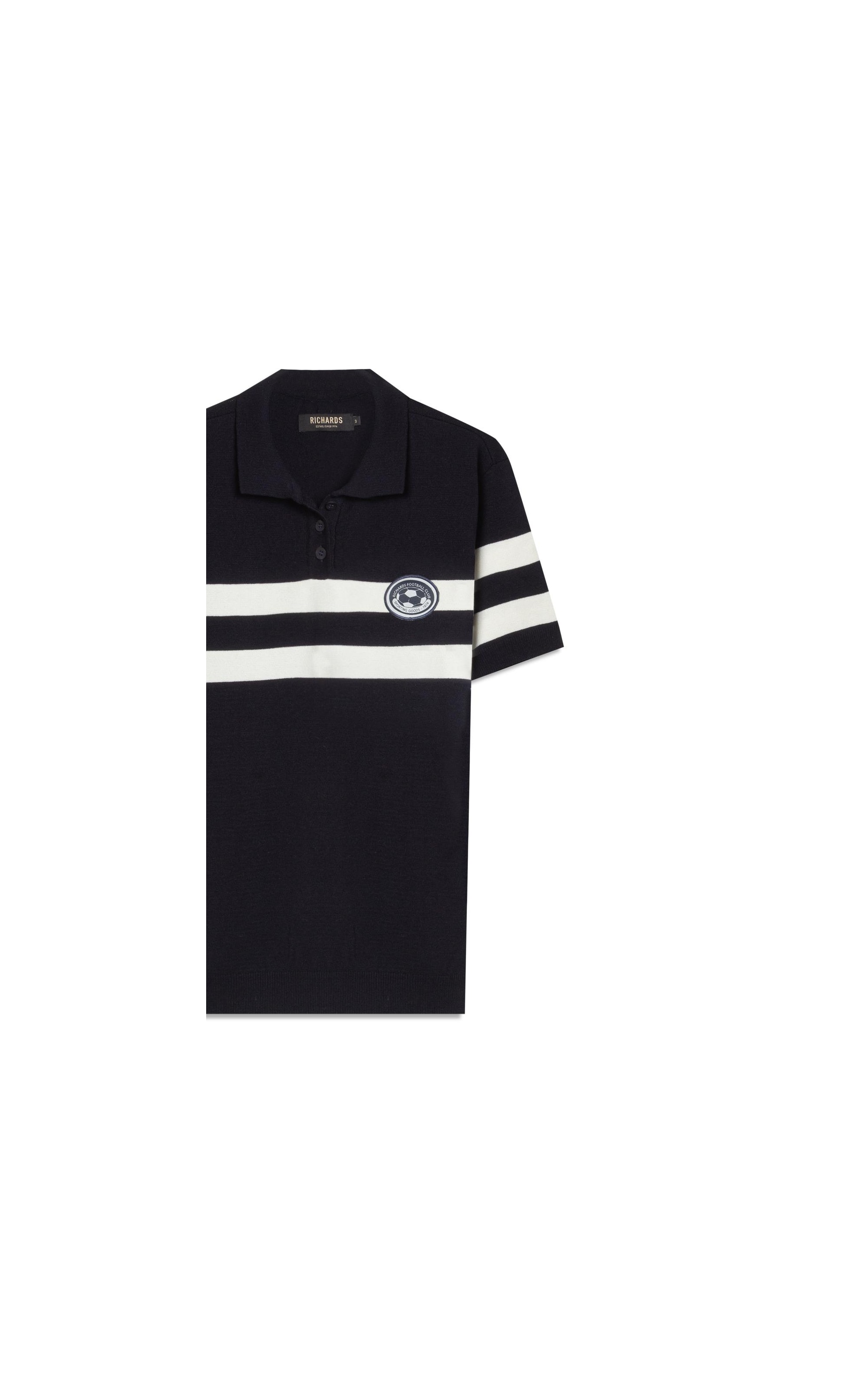 Tricot Polo Copa Modal Mc Dark Navy