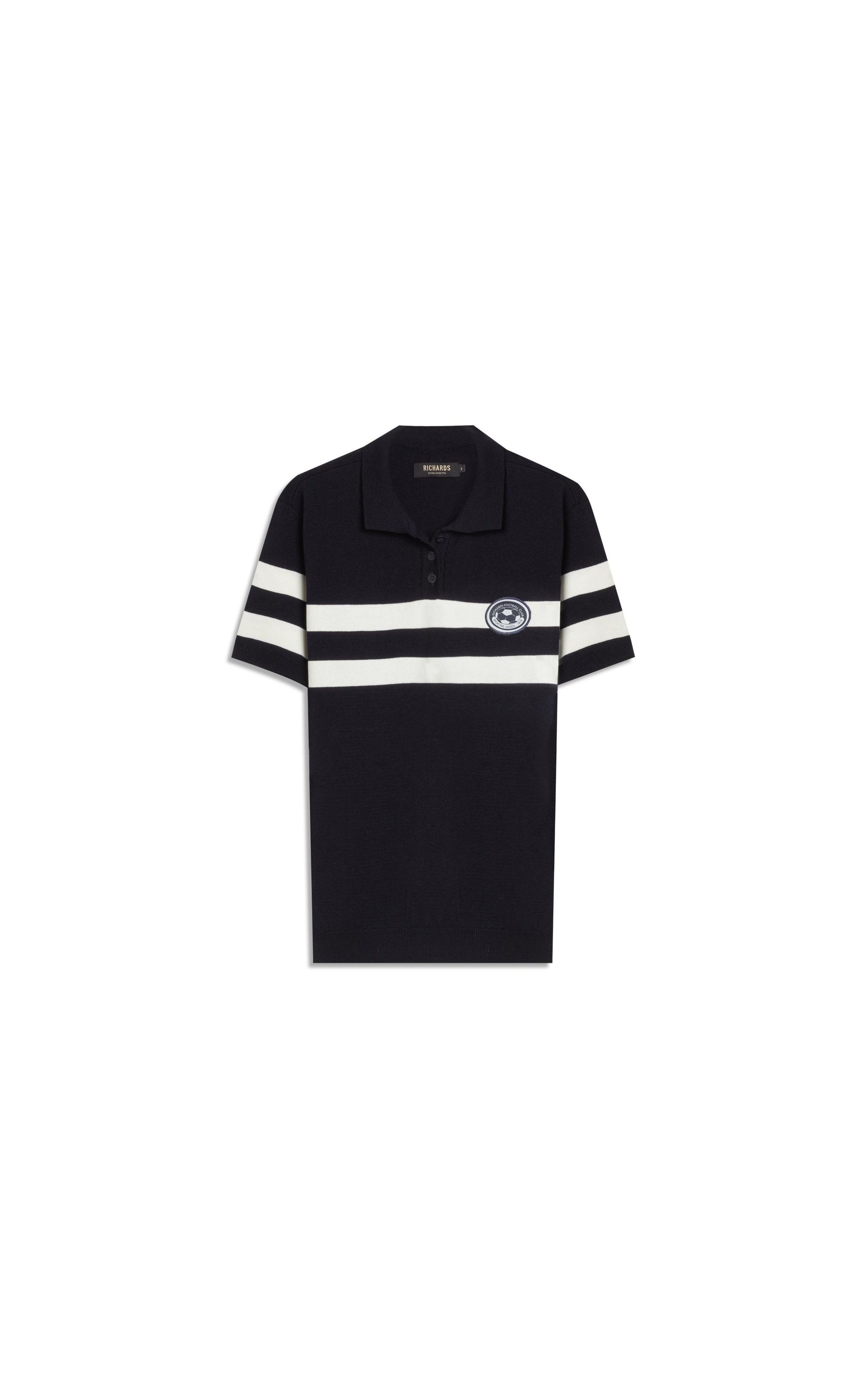 Tricot Polo Copa Modal Mc Dark Navy