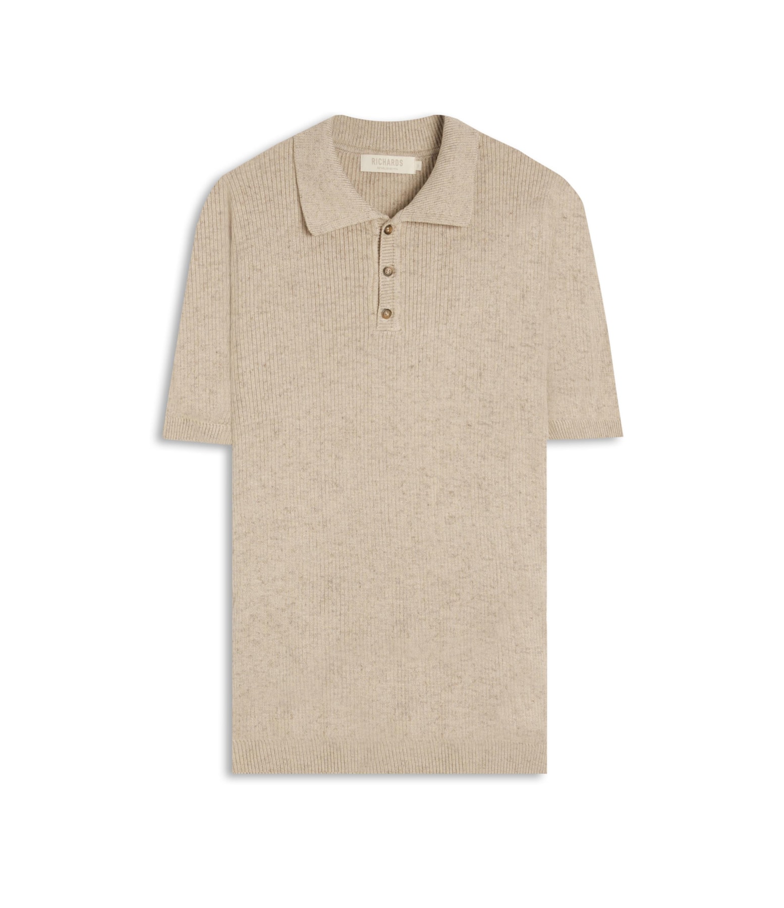 Tricot Polo Gui Mescla Mc Natural