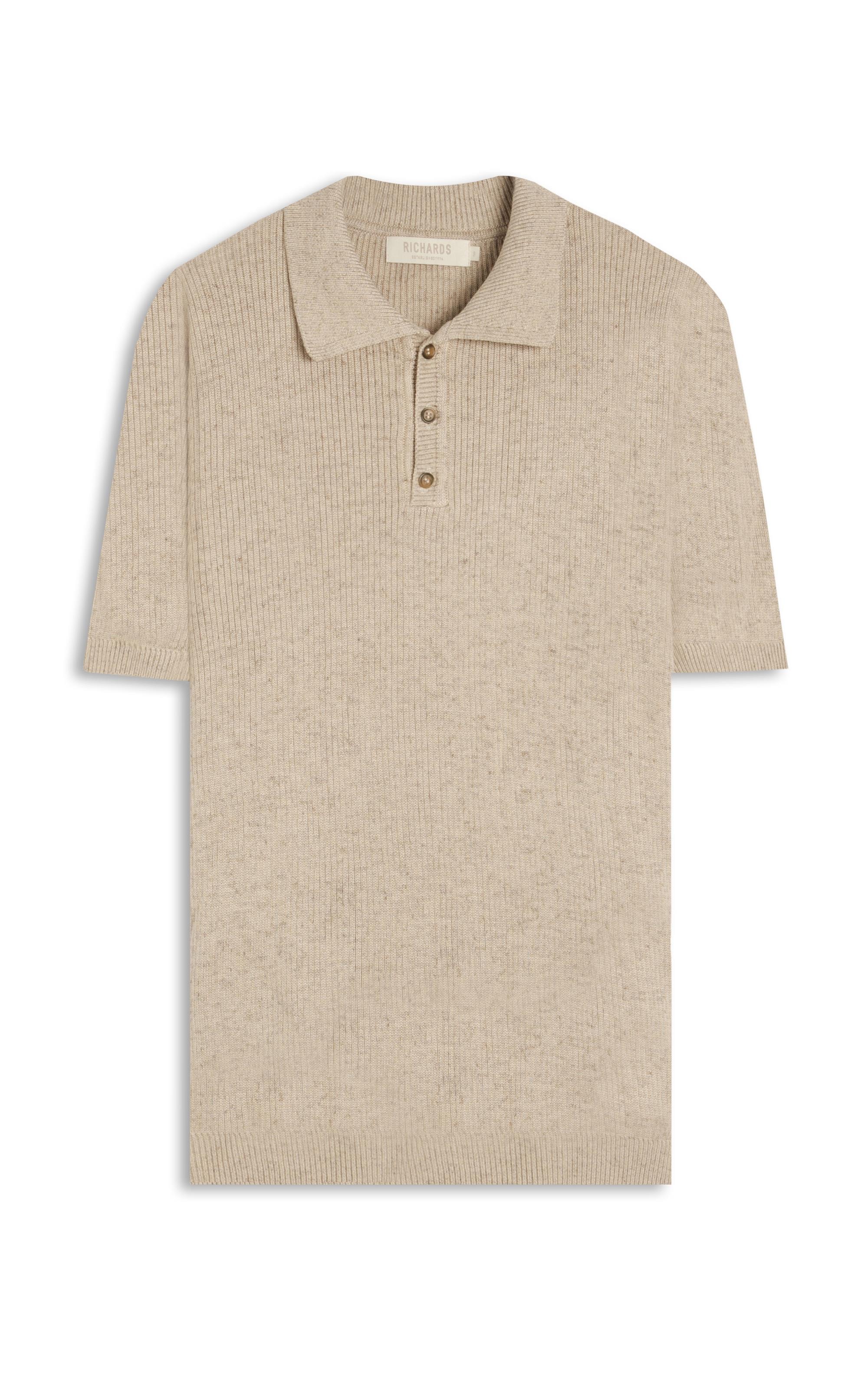Tricot Polo Gui Mescla Mc Natural