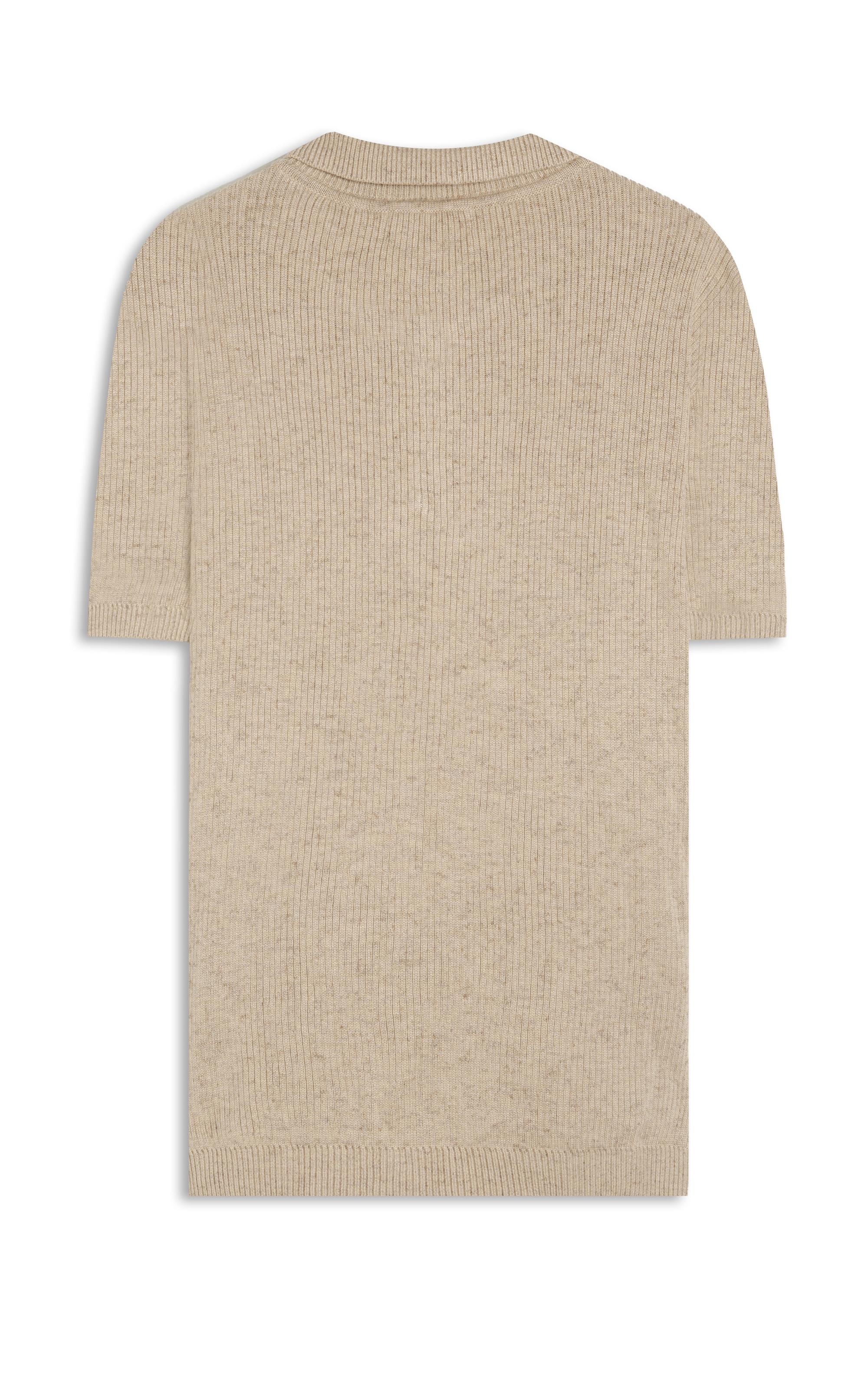 Tricot Polo Gui Mescla Mc Natural