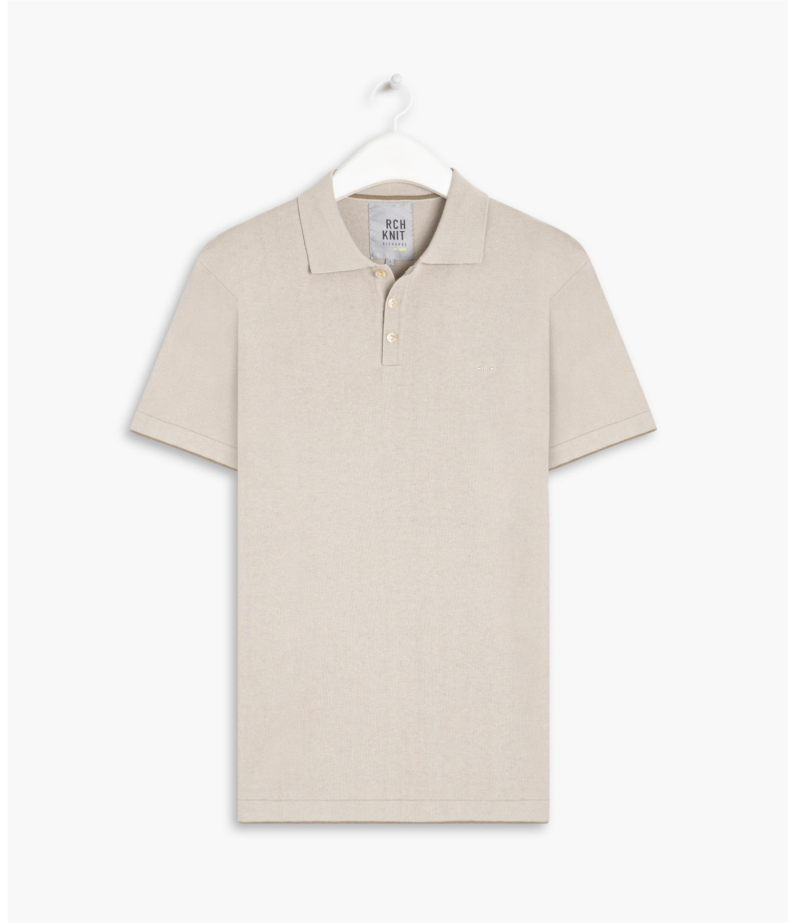 Tricot Polo Henry Prata