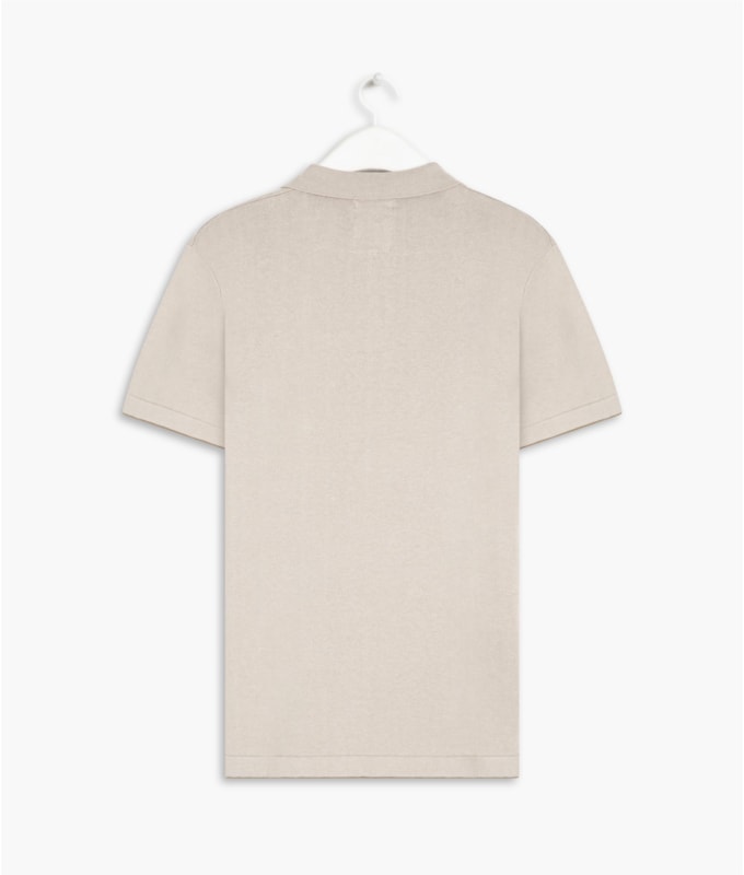 Tricot Polo Henry Prata