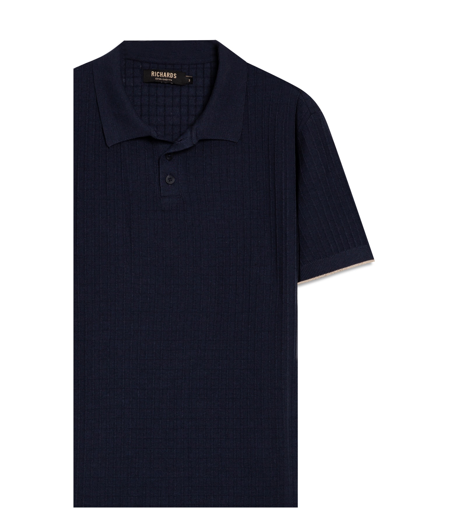 Tricot Polo Jules Mescla  Dark Navy