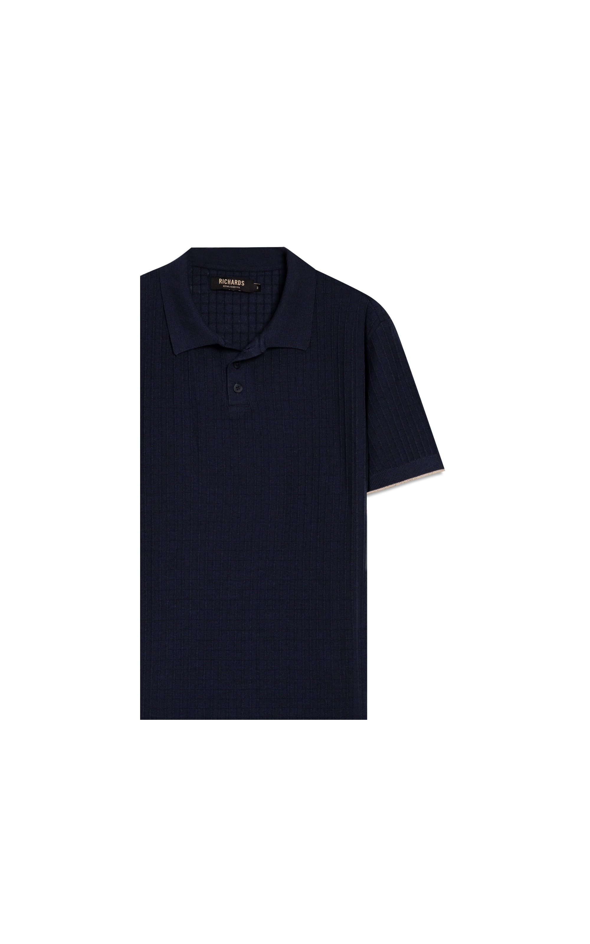Tricot Polo Jules Mescla  Dark Navy