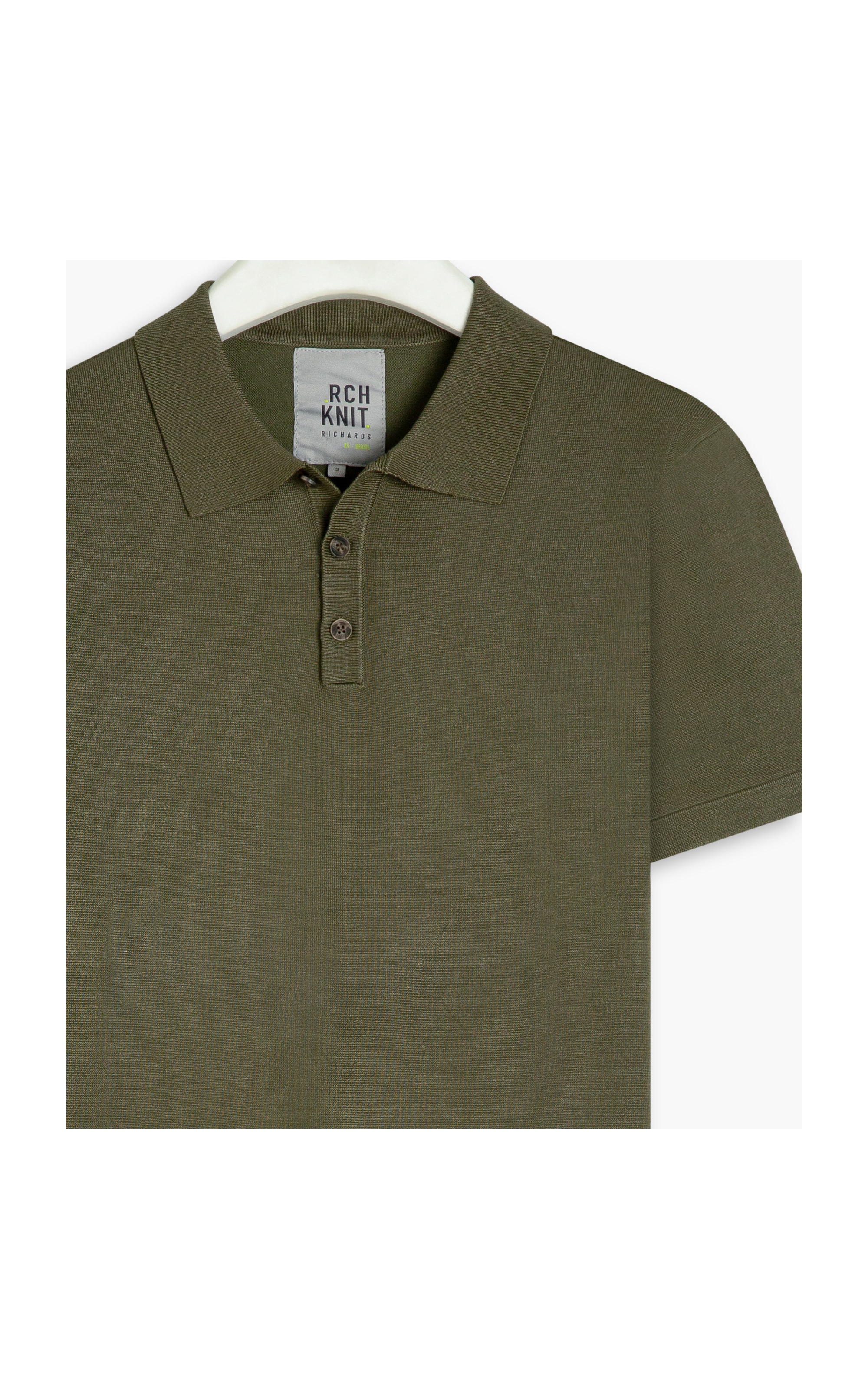 Tricot Polo Luca Verde Militar