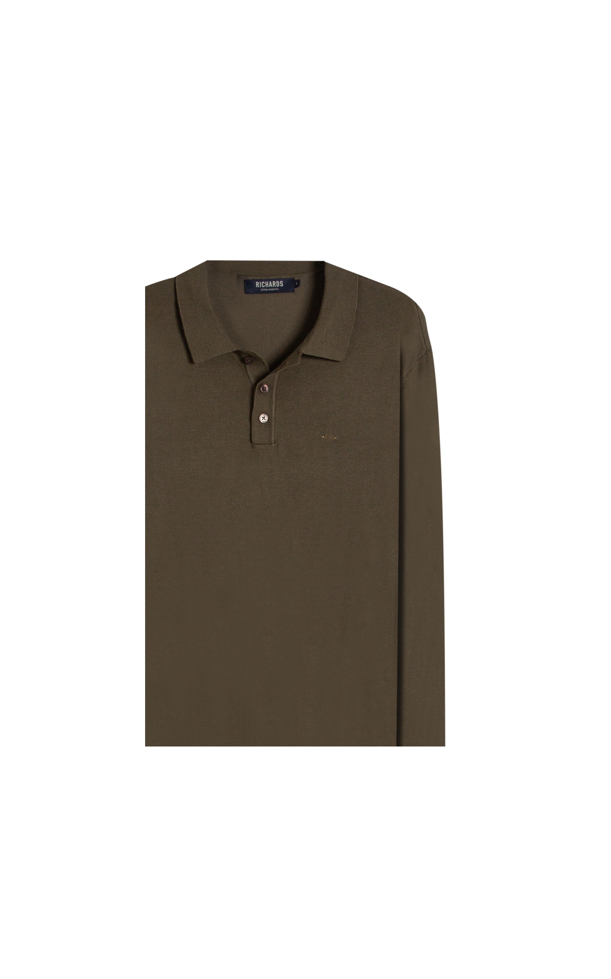 Tricot Polo Manga Longa Castor