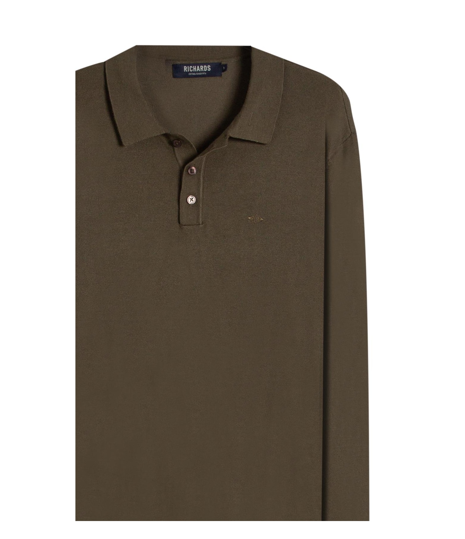 Tricot Polo Manga Longa Castor