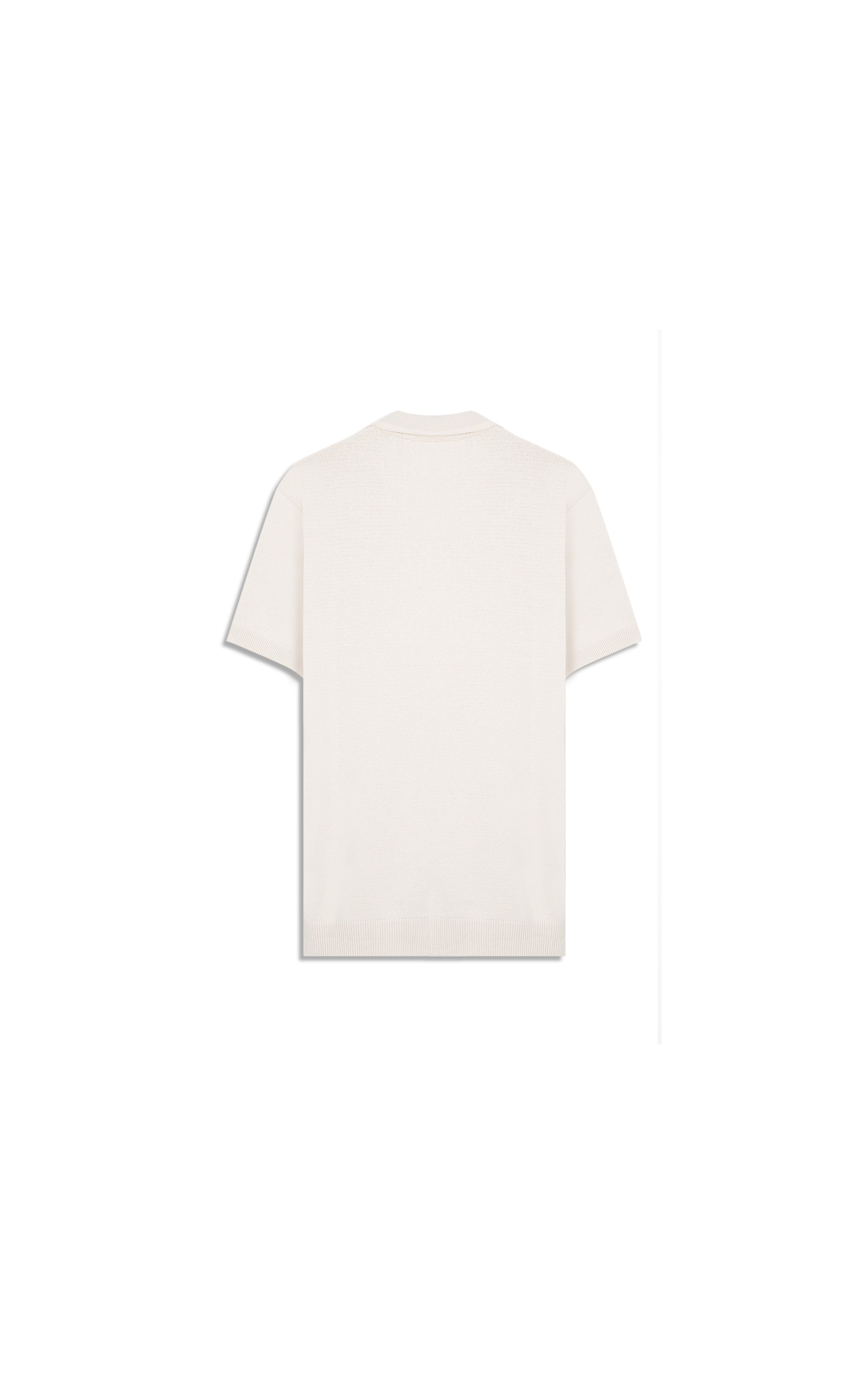 Tricot Polo Milo Bicolor Modal Areia