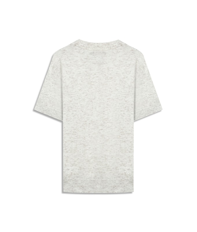 Tricot Polo Mm Mescla Bicolor Natural