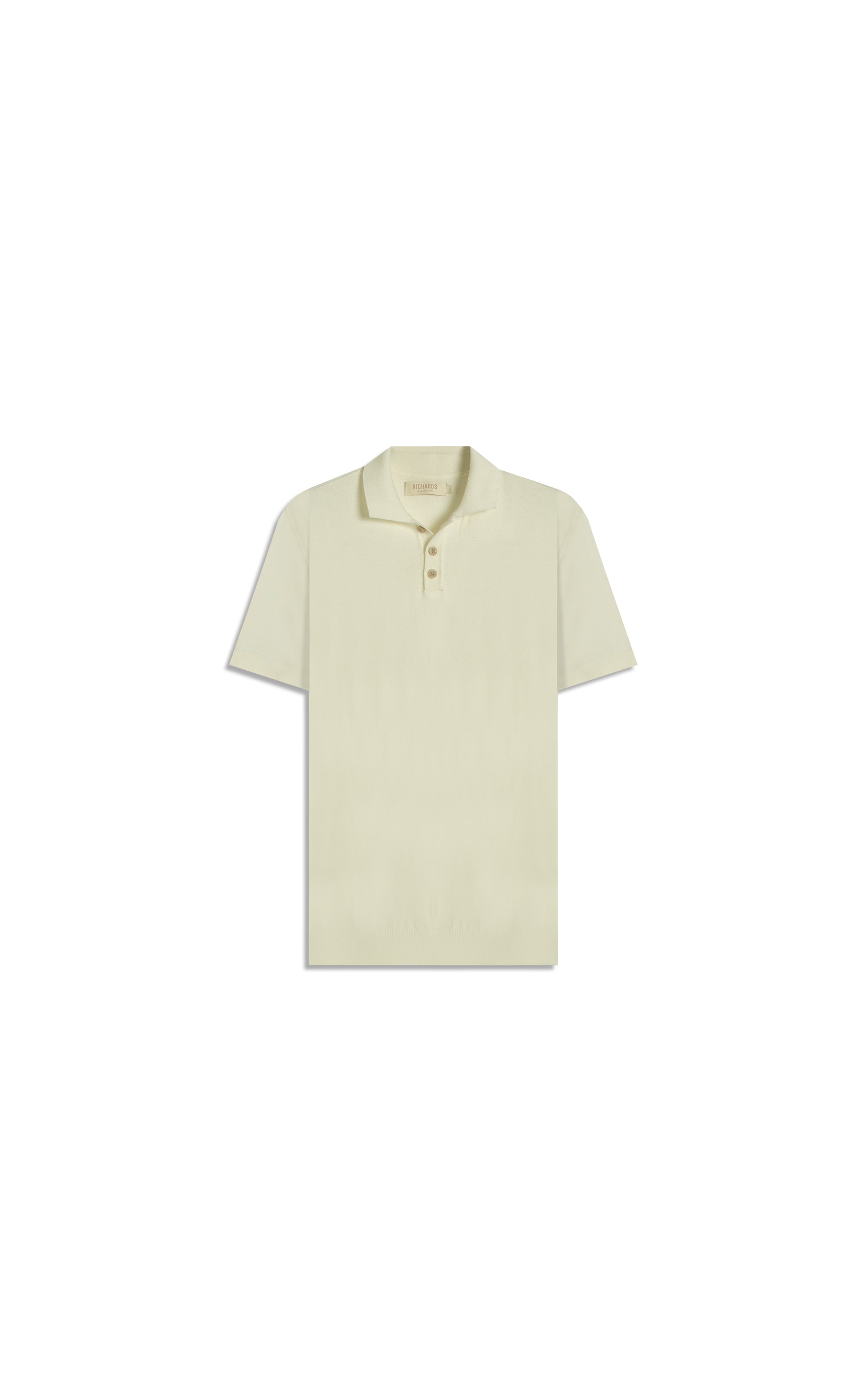Tricot Polo Nino Techno Natural