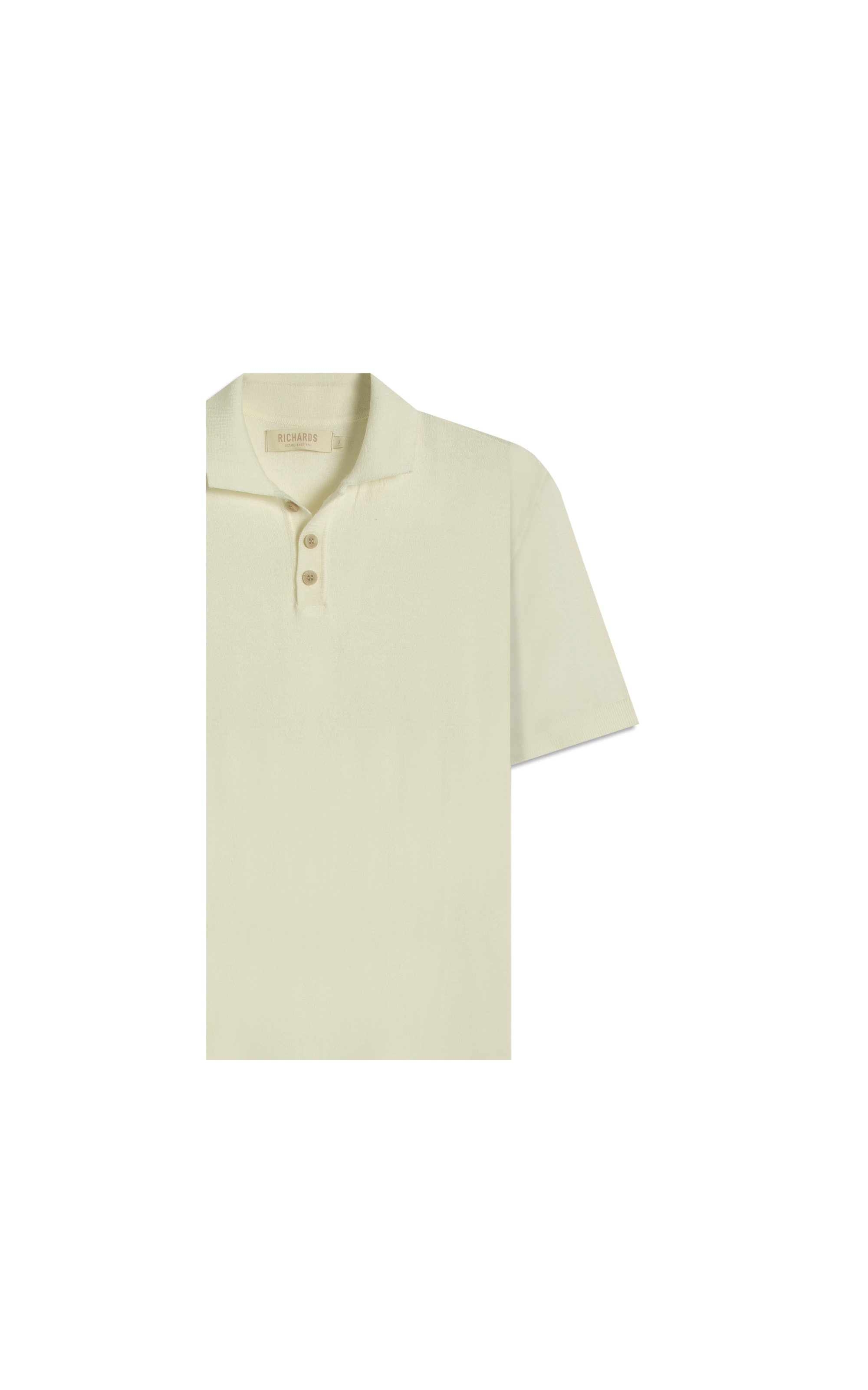 Tricot Polo Nino Techno Natural