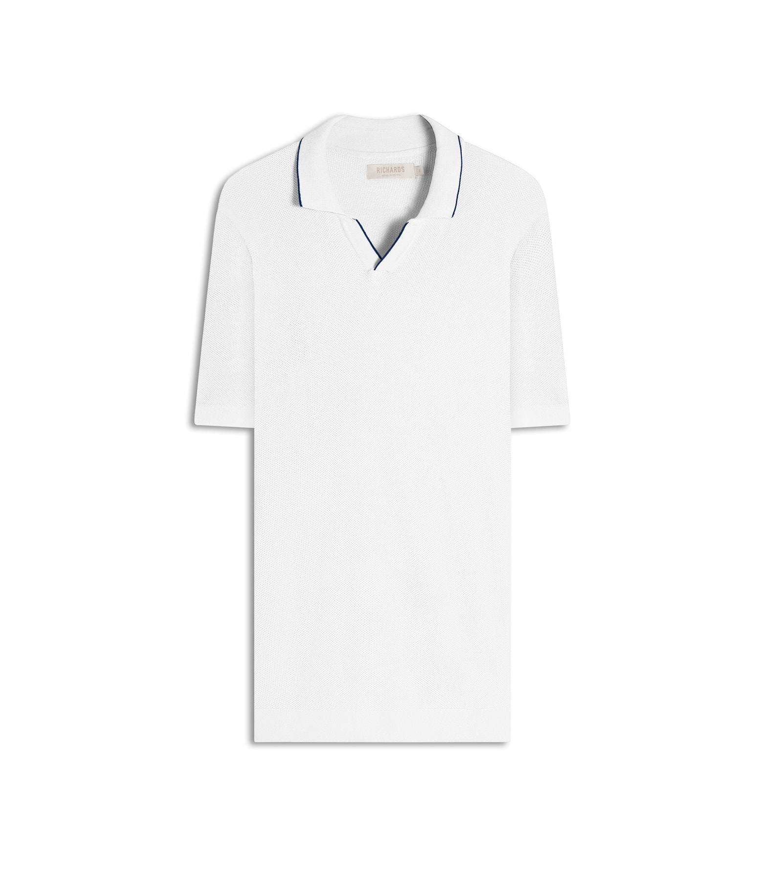 Tricot Polo Piquet Techno Mc Off White