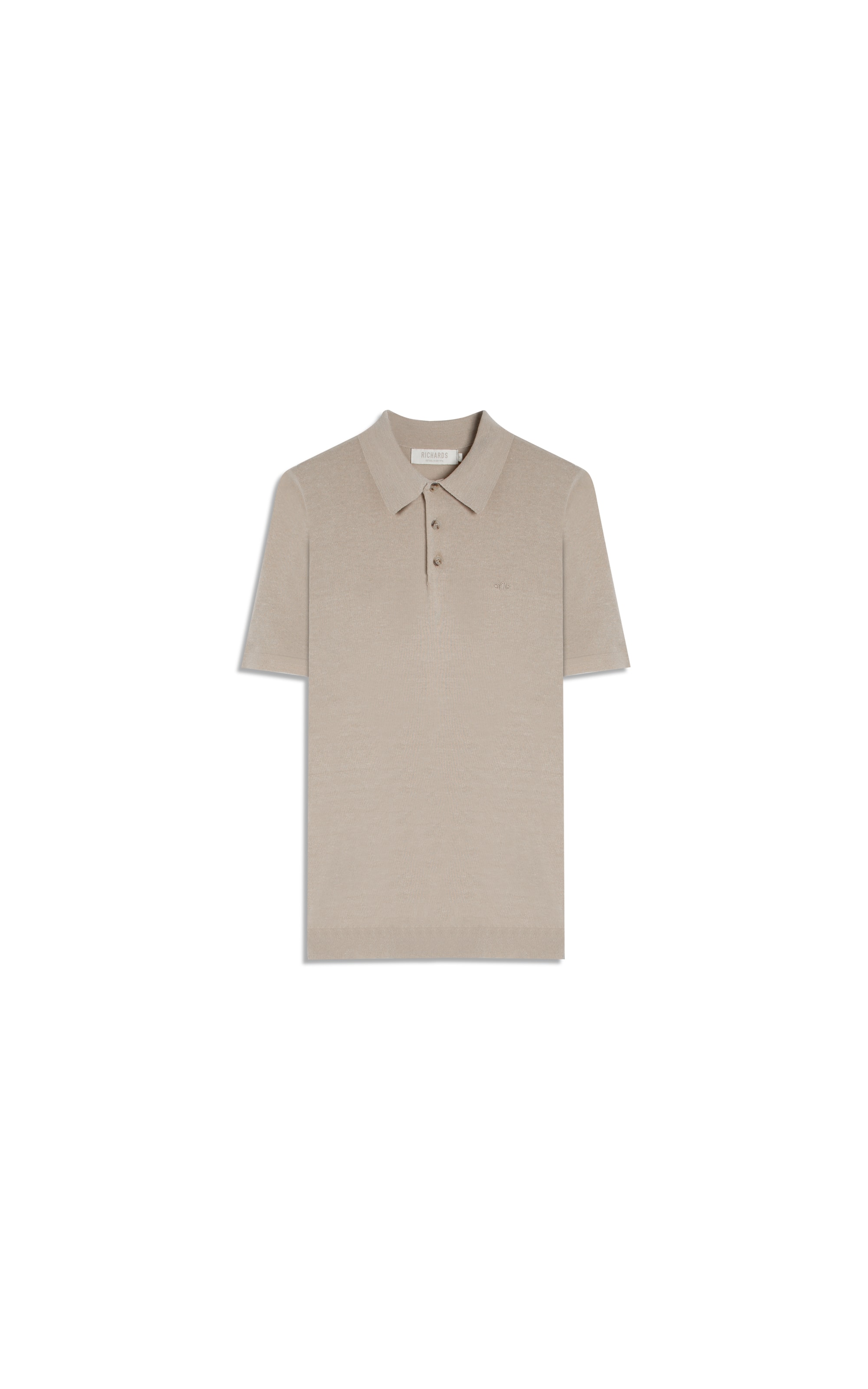 Tricot Polo Rael Linho Natural